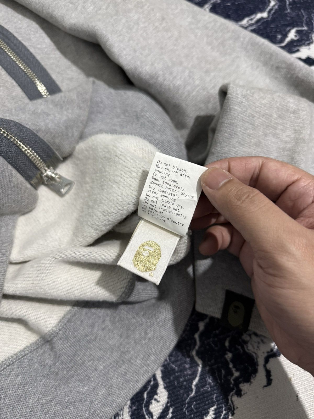 Bape Vintage Bape maritime S-R squadron uniform full ziphoodie Size US S / EU 44-46 / 1 - 11 Thumbnail