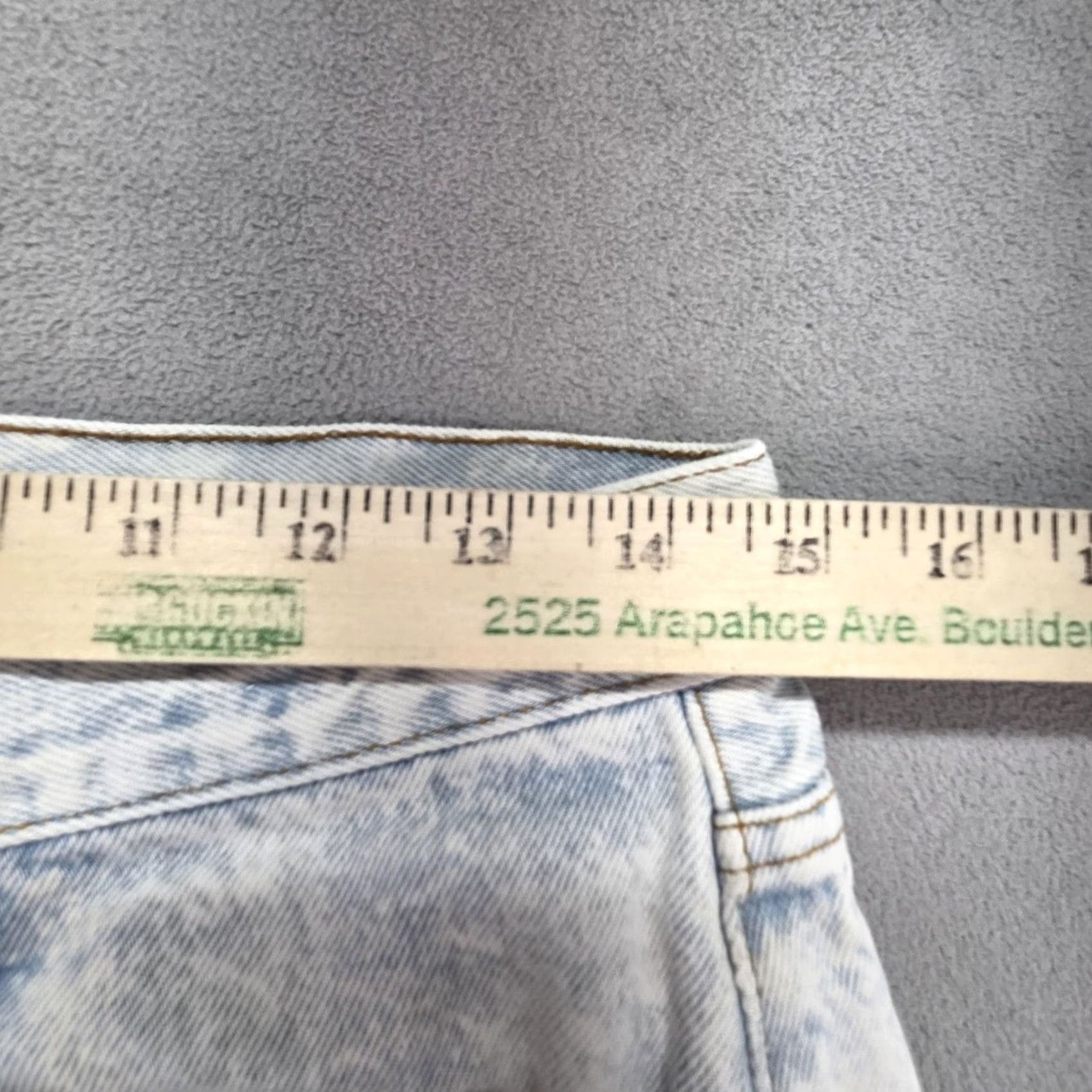 Levi's VINTAGE Levi's 501 Jeans Mens Acid Wash Straight Button Fly USA 29x30 Blue Denim Cotton 5-Pocket Size US 29 - 3 Thumbnail