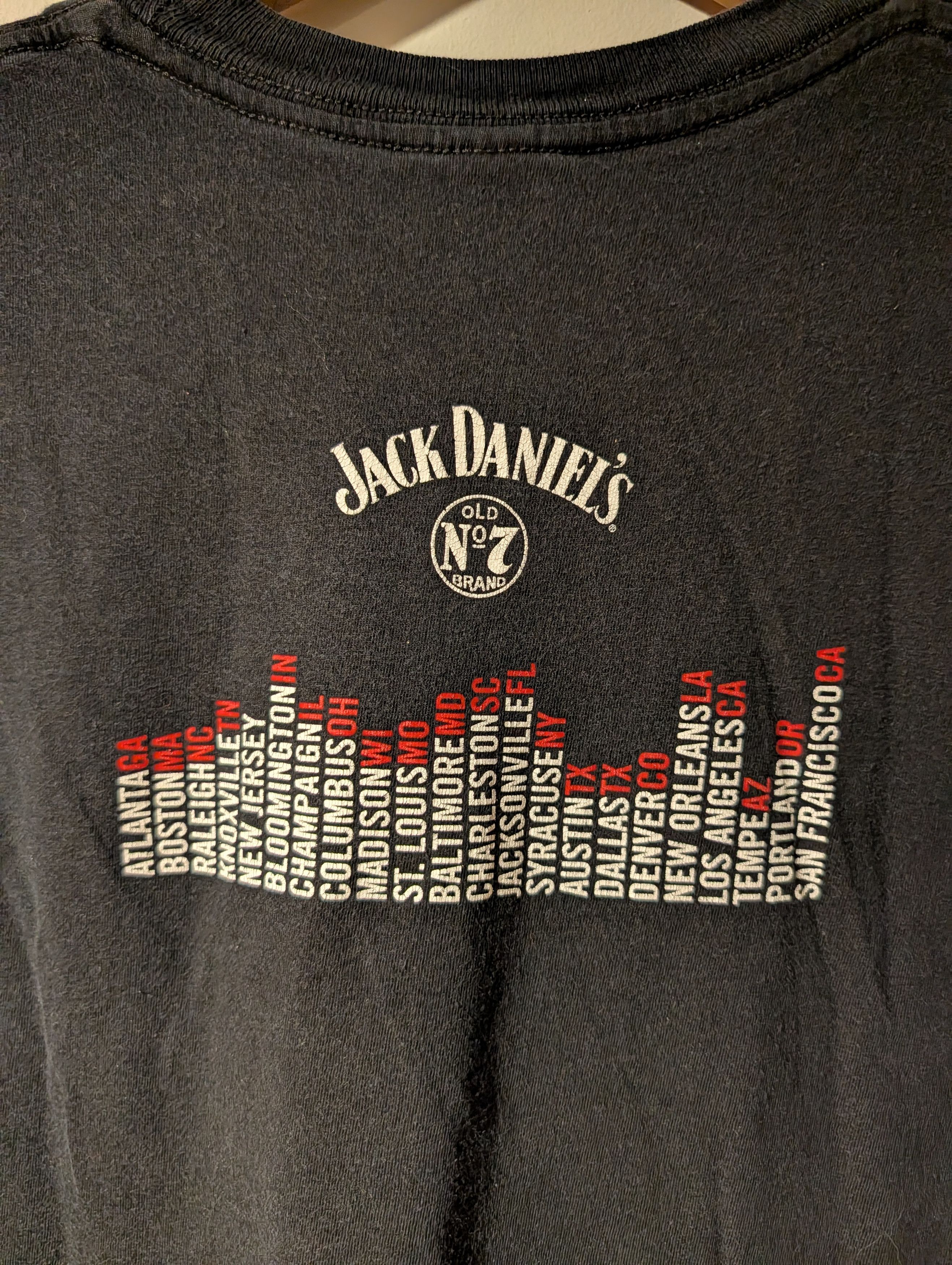 Gildan Women's Top T-shirt Size X-Large Microphone Jack Daniels Size XL / US 12-14 / IT 48-50 - 10 Thumbnail