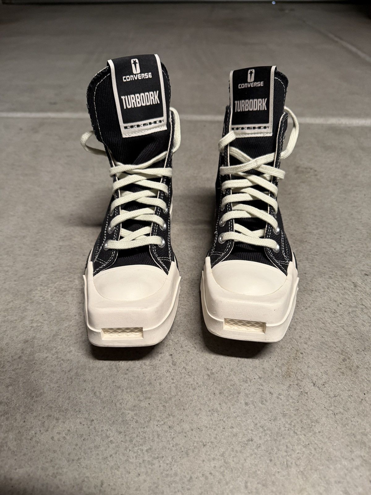 Converse × Rick Owens Drkshdw Rick Owens DRKSHDW X Converse TURBODRK Chuck 70 Sneakers Size US 5.5 / IT 35.5 - 2 Thumbnail