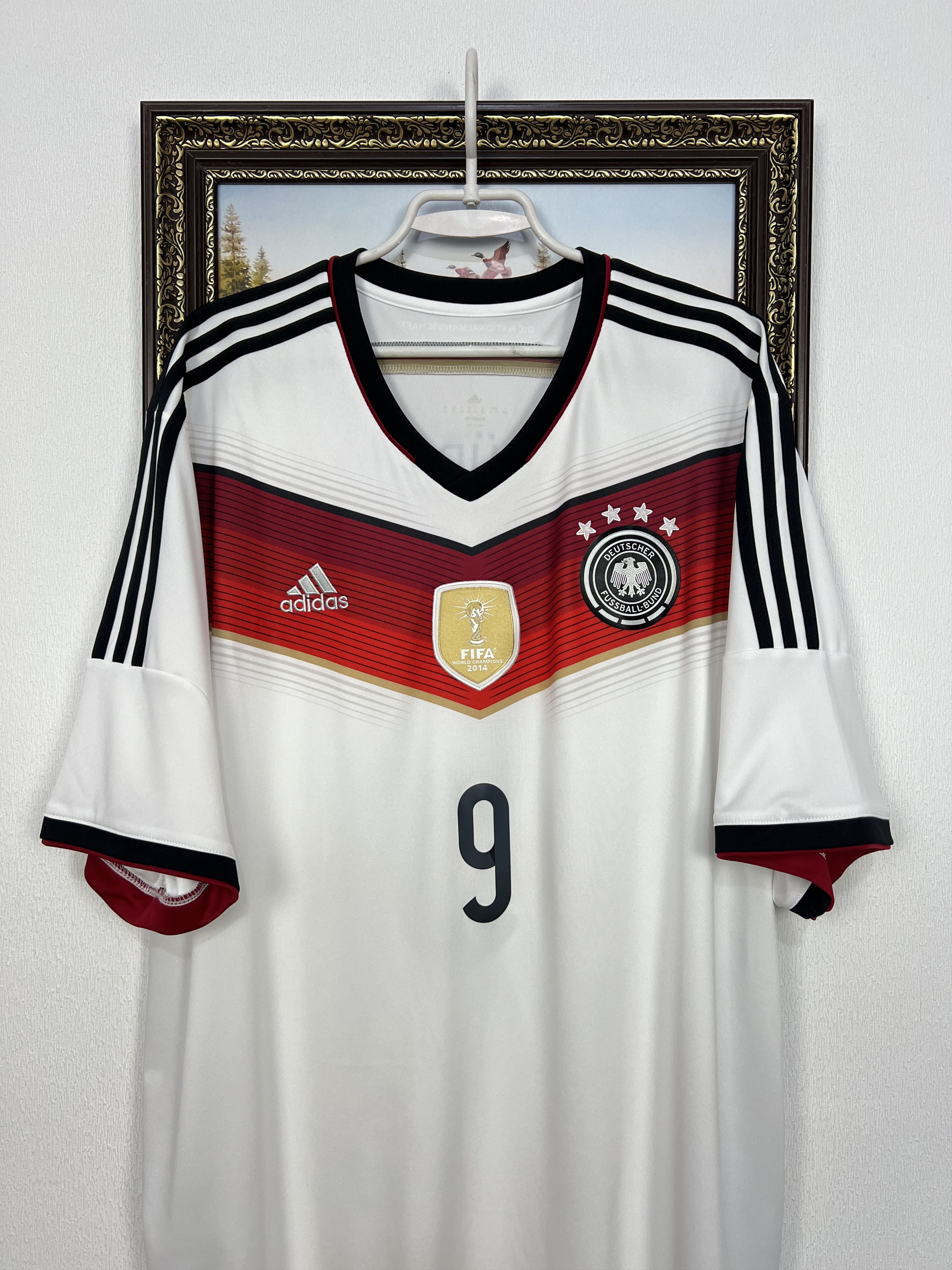 Adidas Germany Home football shirt 2014 #9 Schurrle Adidas 3XL Size US XXL / EU 58 / 5 - 5 Thumbnail