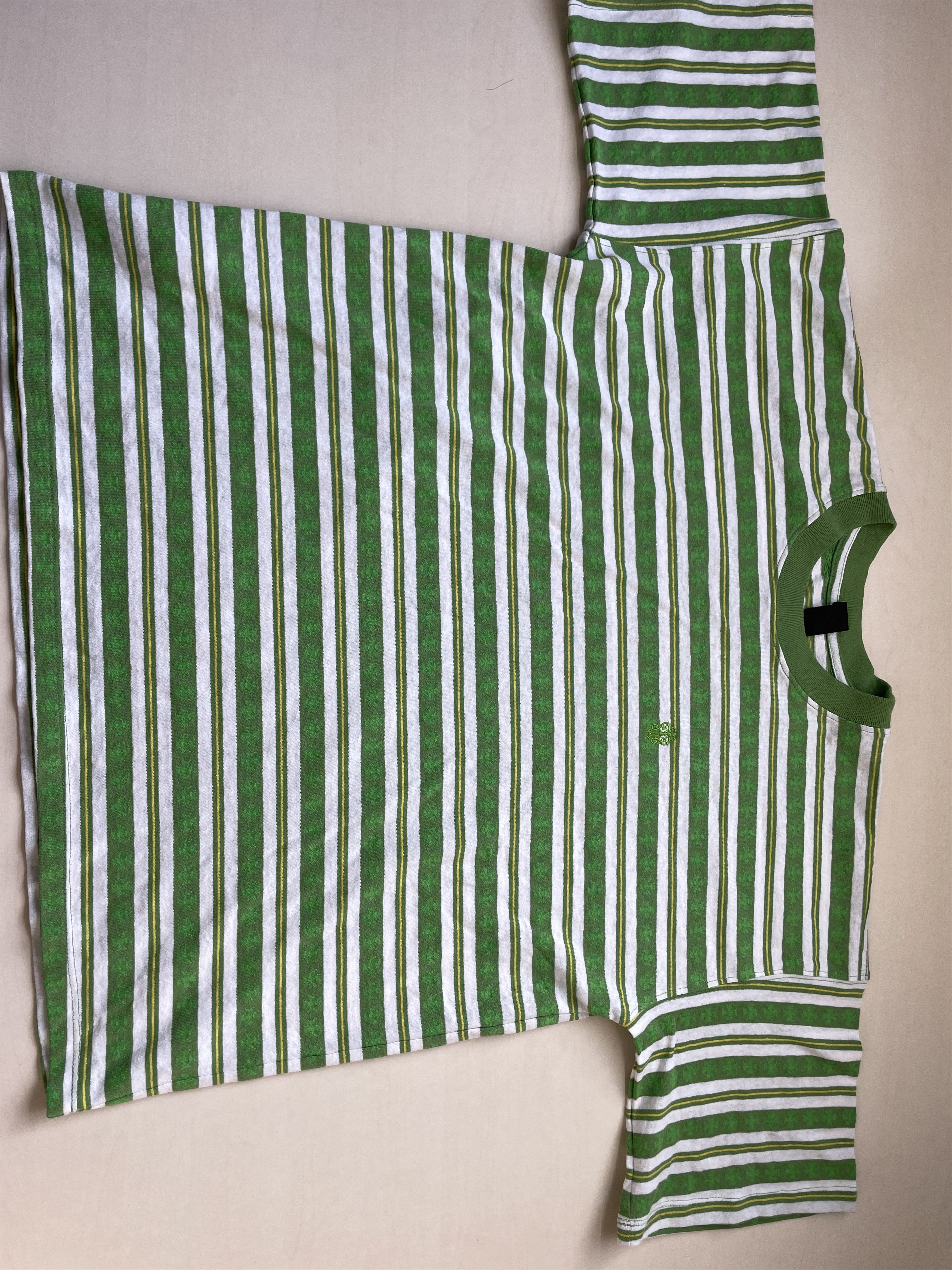 Chrome Hearts Chrome Hearts Green Stripe Logo Men's Tee Size US M / EU 48-50 / 2 - 3 Thumbnail