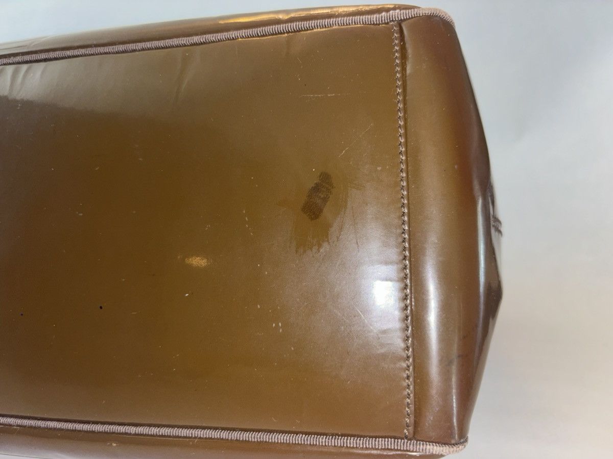 Salvatore Ferragamo Brown Patent Leather Ferragamo Tote Size ONE SIZE - 11 Thumbnail