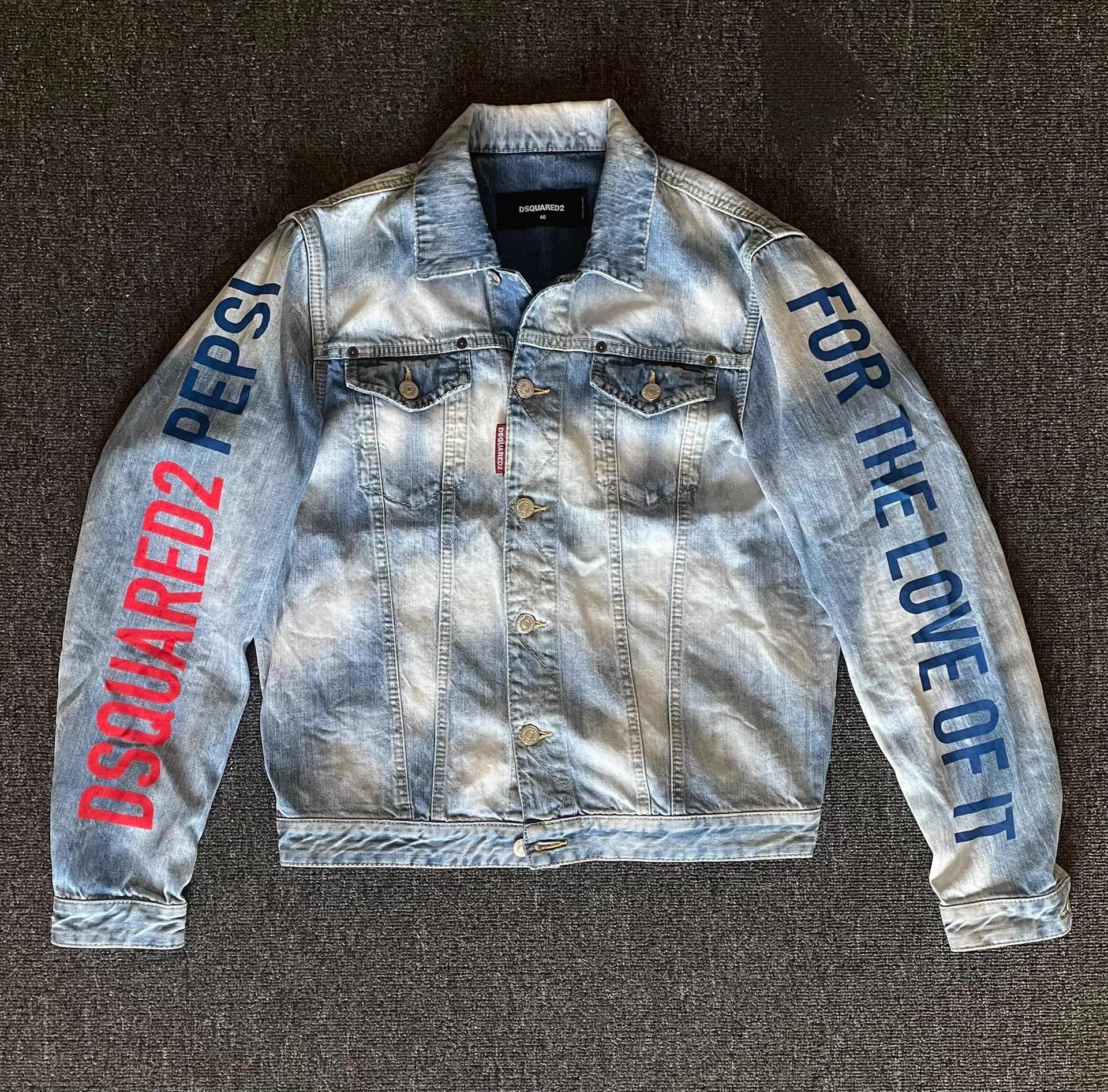 Dsquared2 DSQUARED2 x Pepsi Denim Jacket, Q4 Size US M / EU 48-50 / 2 - 1 Thumbnail
