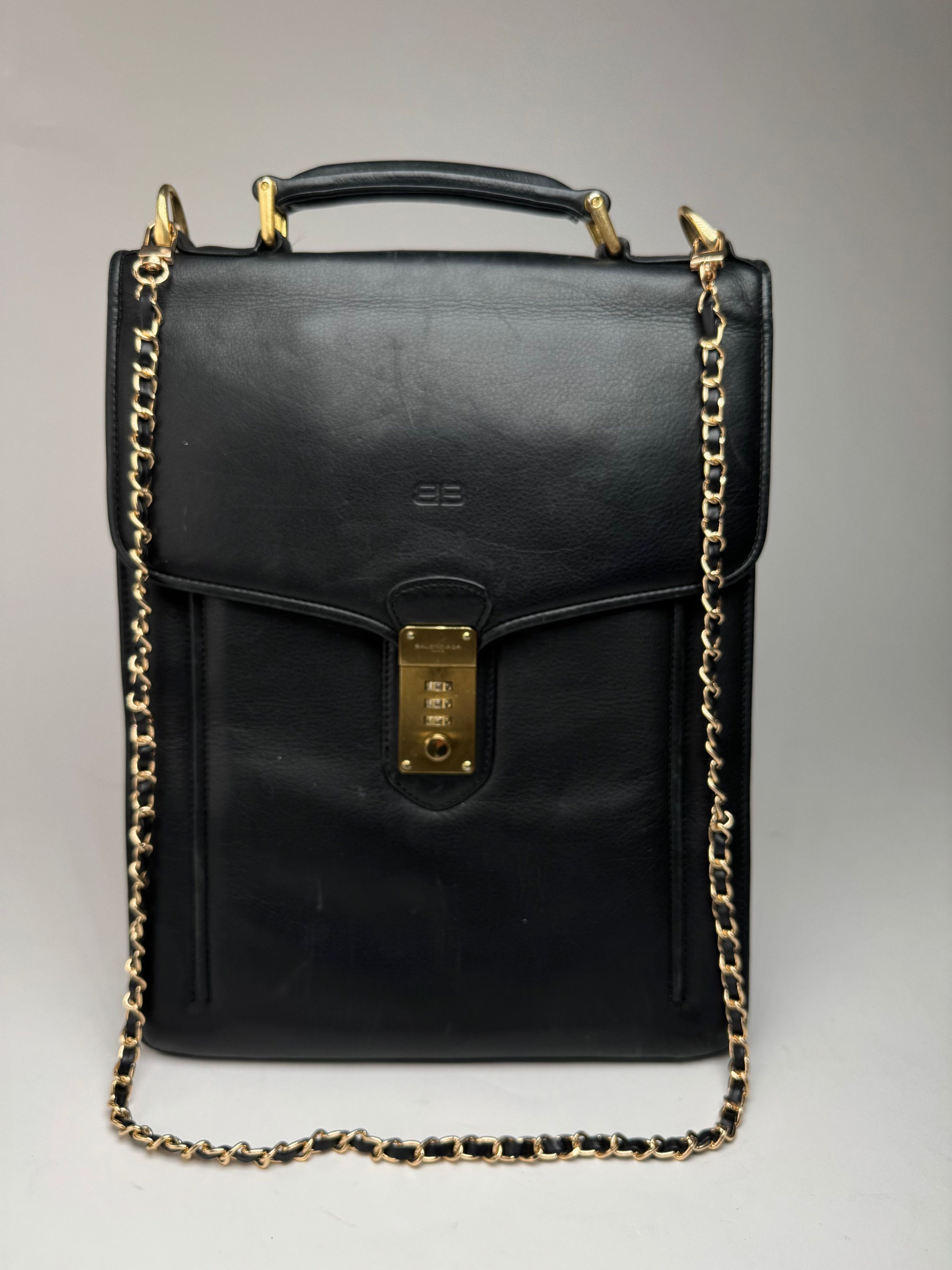Balenciaga Vintage City Leather Bag Black Size ONE SIZE - 1 Thumbnail