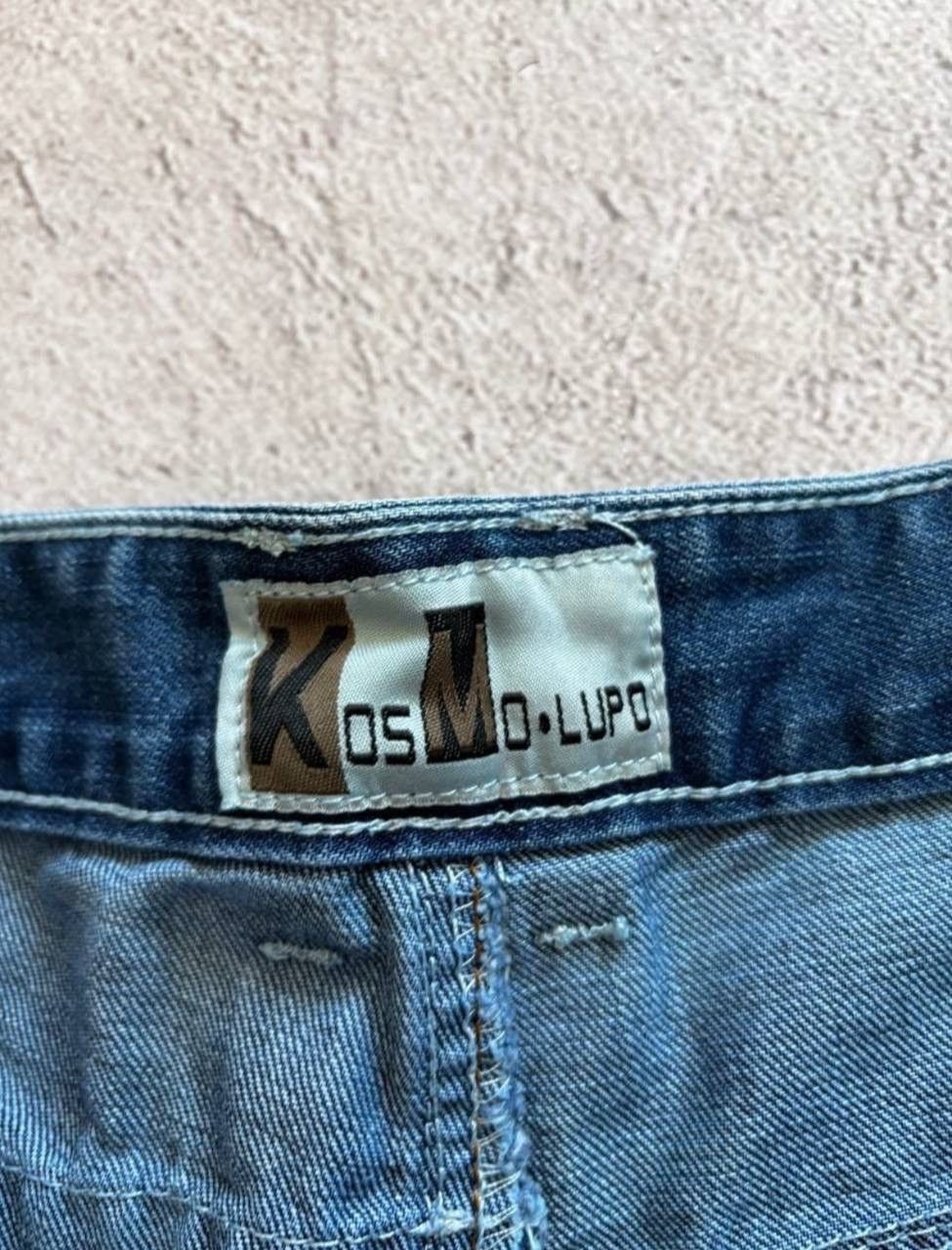 Vintage Japanese Moto Bike Balmain style distressed pants jeans Size US 34 / EU 50 - 6 Thumbnail