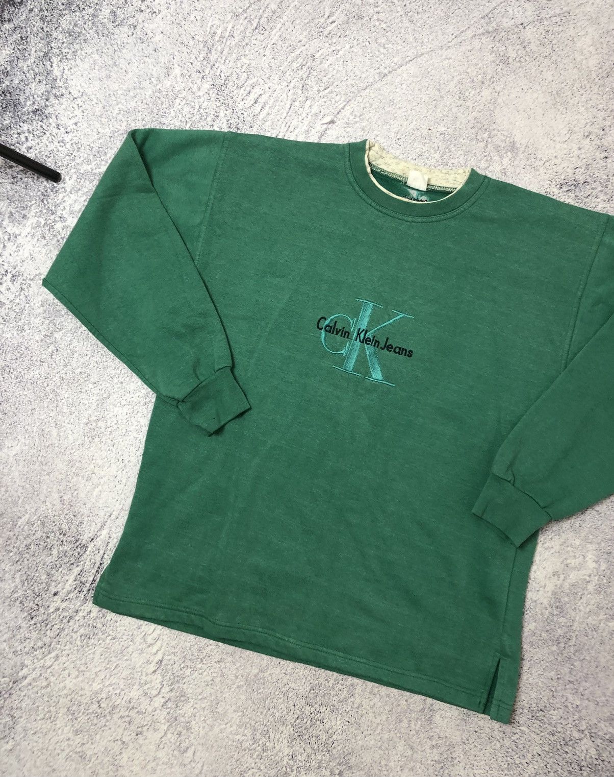 Calvin Klein × Vintage Vintage men’s sweater Calvin Kline big logo sport usa Size US XL / EU 56 / 4 - 3 Thumbnail