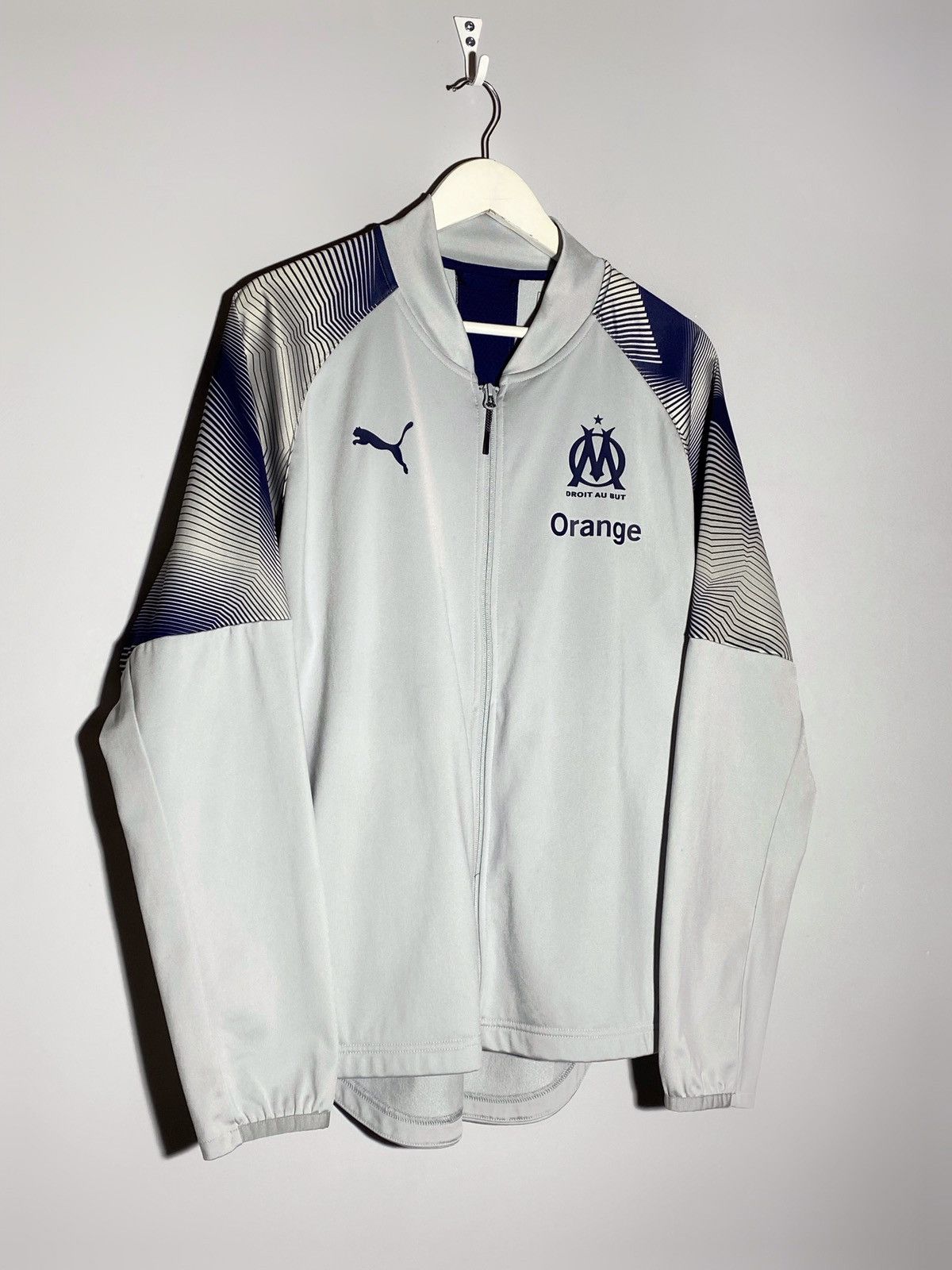 Puma 🔥 PUMA OLYMPIQUE MARSEILLE TRACK JACKET ULTRA RARE VIBE Size US M / EU 48-50 / 2 - 2 Thumbnail
