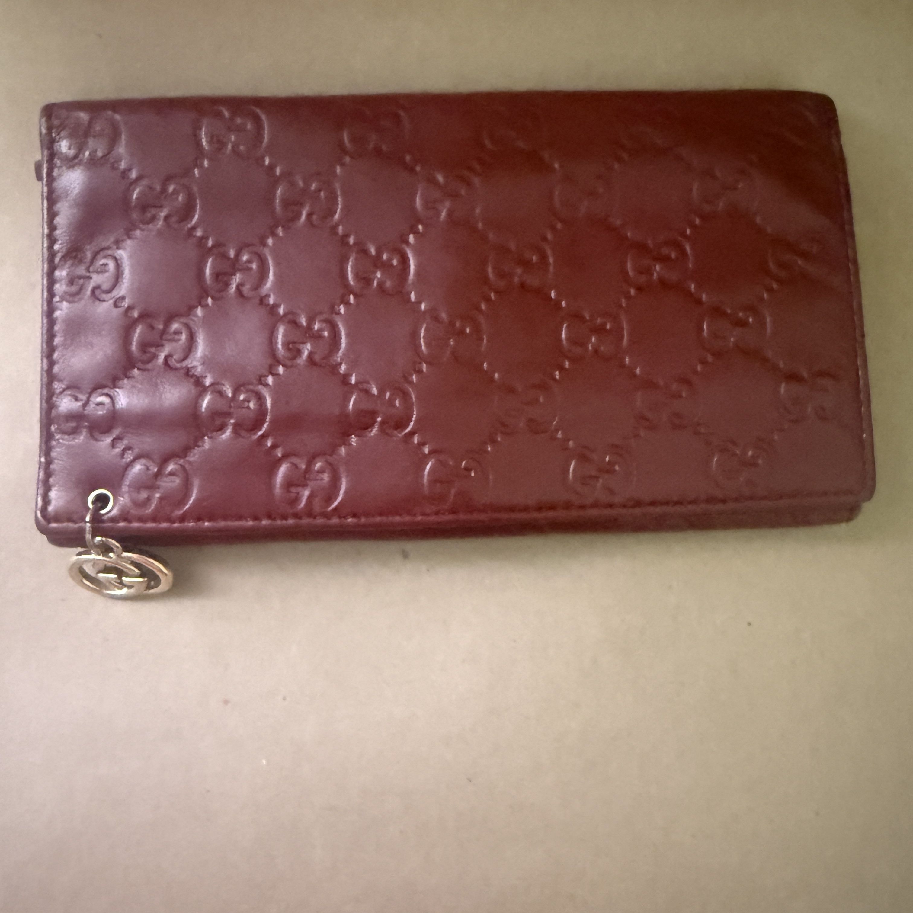 Gucci Pre-Owned GUCCI GG Shima Line Wallet Flap Long Leather in R Size ONE SIZE - 1 Thumbnail