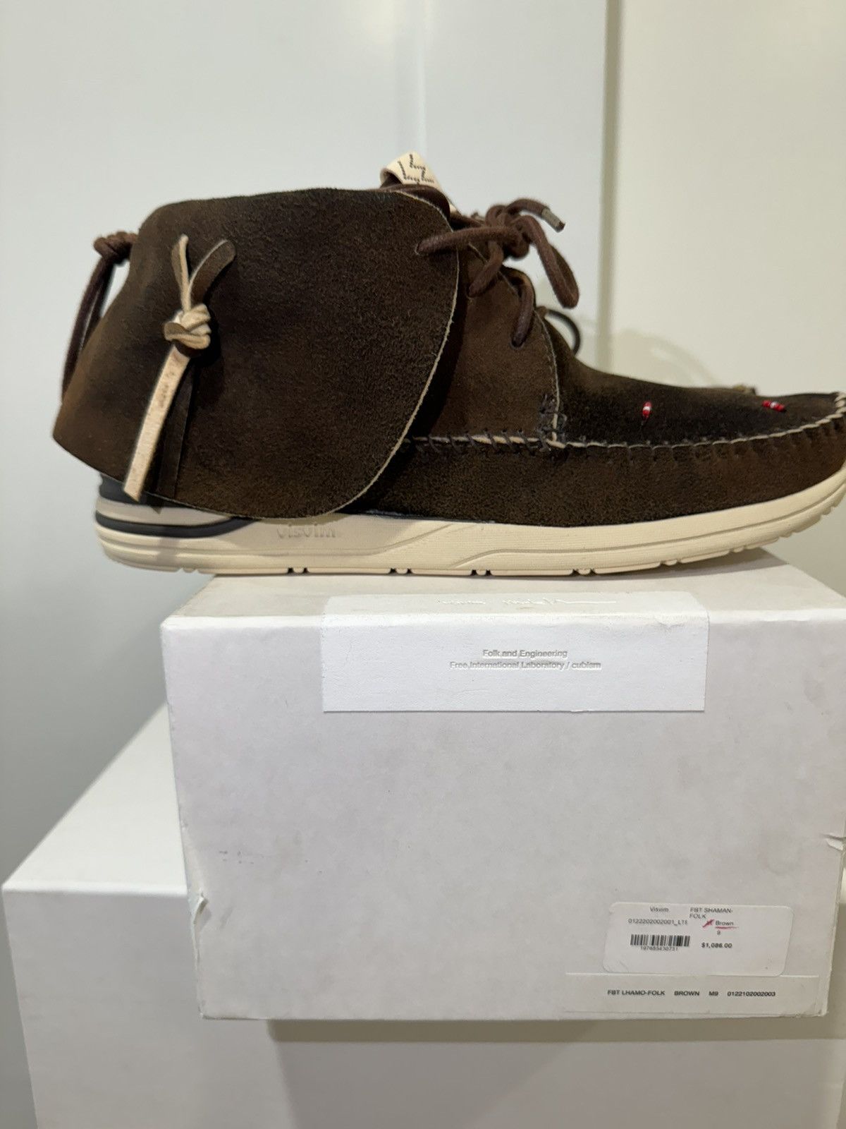 Japanese Brand × Visvim New VISVIM FBT LHAMO FOLK BROWN sz 9 Size US 9 / EU 42 - 3 Thumbnail