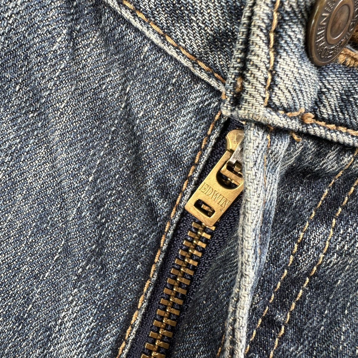 Japanese Brand Vintage Edwin Faded Distressed Denim Jean Pant W32 Size US 32 / EU 48 - 5 Thumbnail