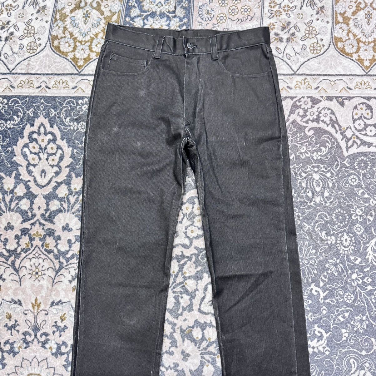 Japanese Brand Hundredclub Japan Denim Black Waxed Jeans Size US 30 / EU 46 - 4 Thumbnail