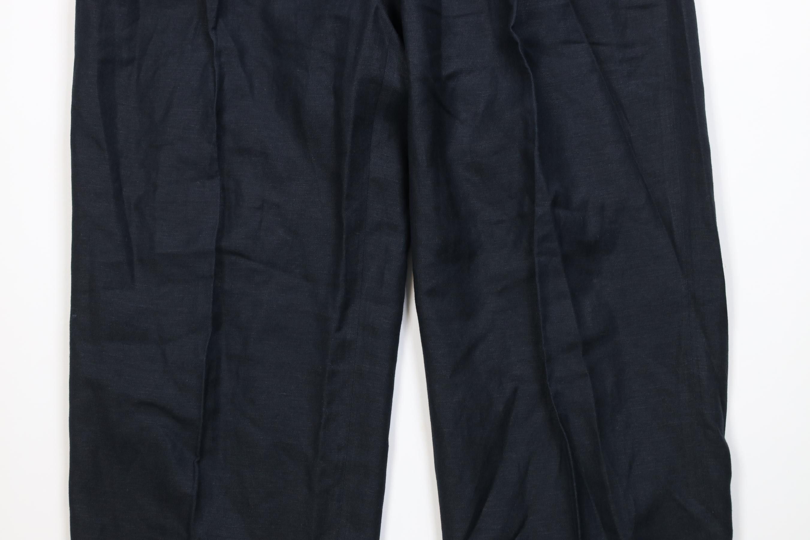 Vintage Vintage 90s Streetwear Gabardine Blend Chino Pants Black Size US 34 / EU 50 - 3 Thumbnail