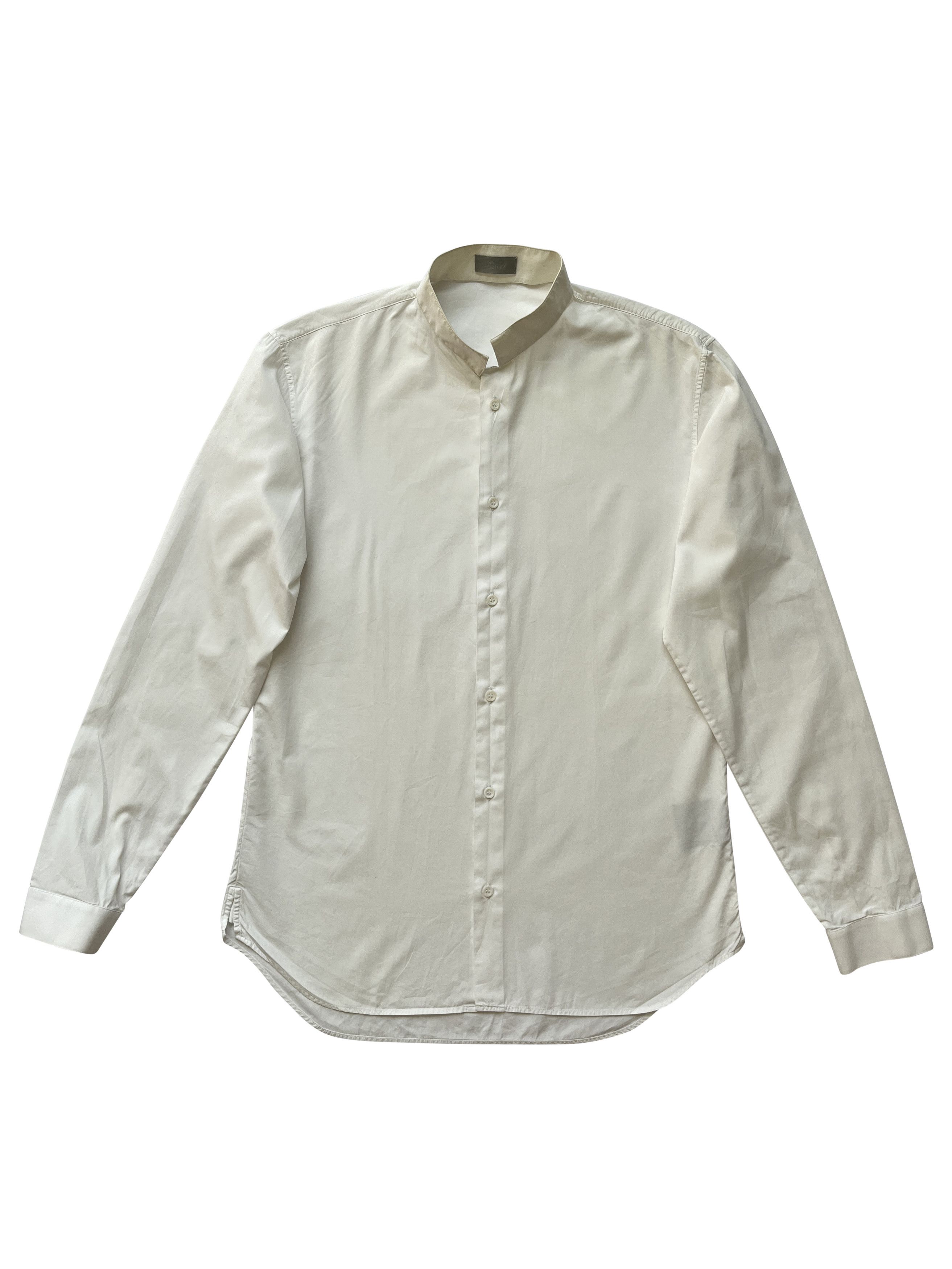 Dior ⚡️QUICK SALE⚡️Dior KVA White Button Up Shirt, Mao Collar Size US M / EU 48-50 / 2 - 1 Thumbnail
