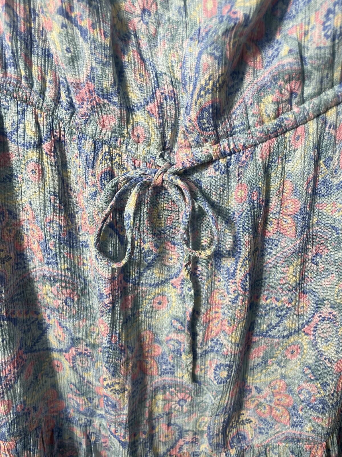 Unknown London Hollister Summer Mini Dress Women's Large Floral Boho NWT Size XL / US 12-14 / IT 48-50 - 3 Thumbnail