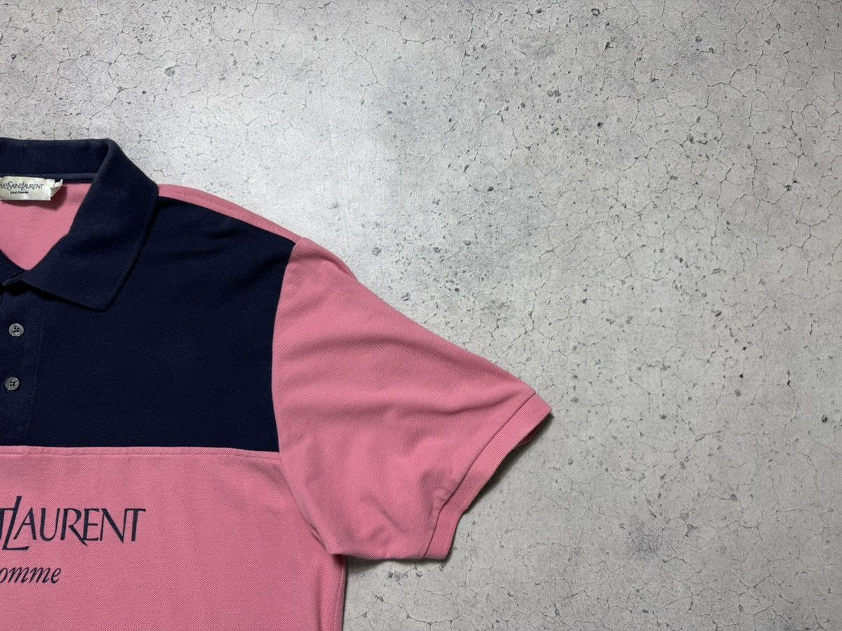 Yves Saint Laurent Yves Saint Laurent YSL Big Logo Vintage Polo Shirt Size XXL Size US XXL / EU 58 / 5 - 2 Thumbnail