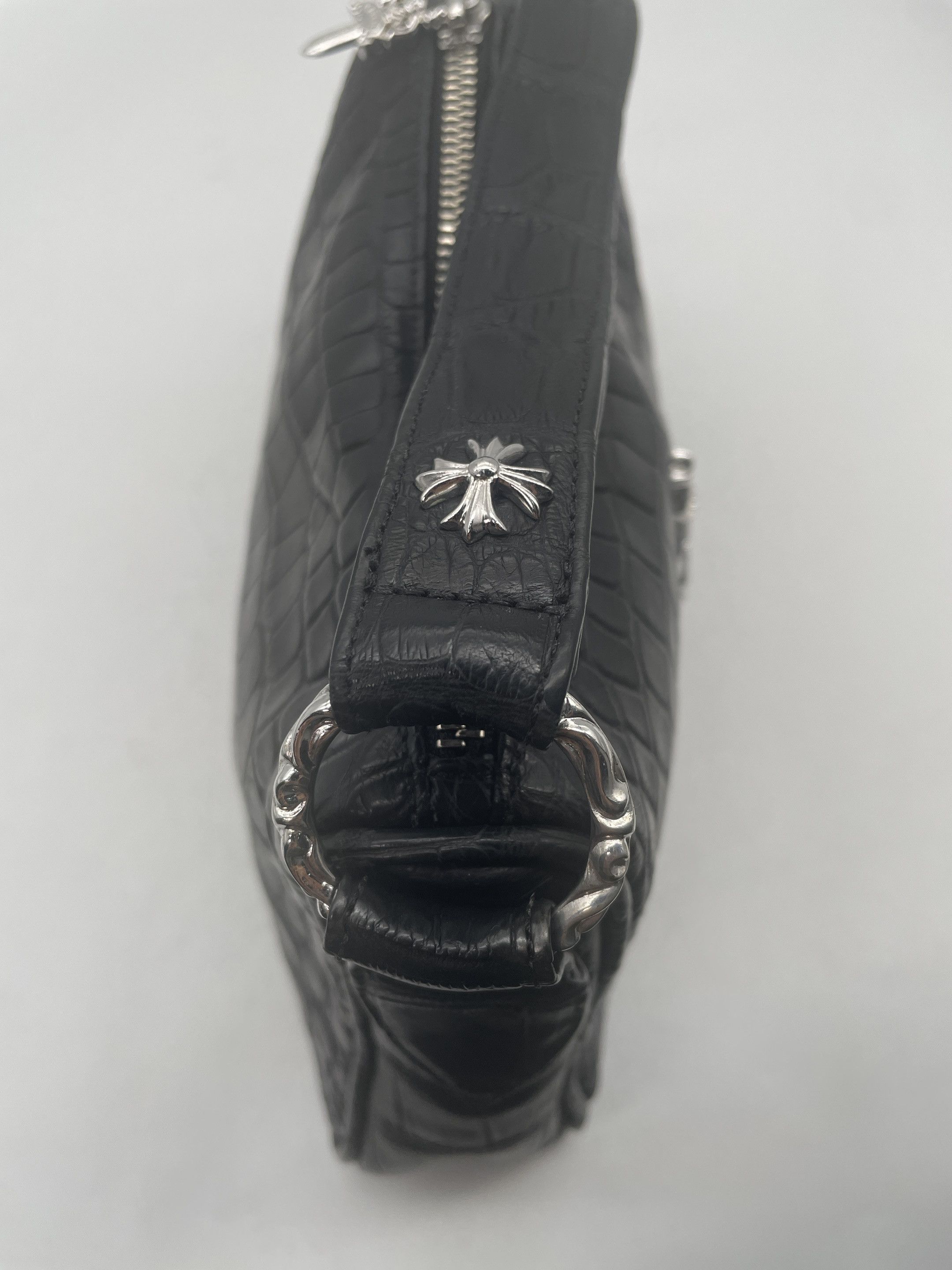Chrome Hearts Chrome Hearts Black Alligator Leather Nugget Bag Size ONE SIZE - 7 Thumbnail