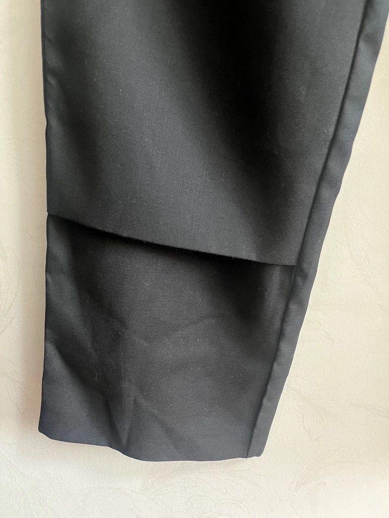 Kiko Kostadinov Kiko Kostadinov x Mackintosh Black Wool Trousers Size US 43 - 4 Thumbnail