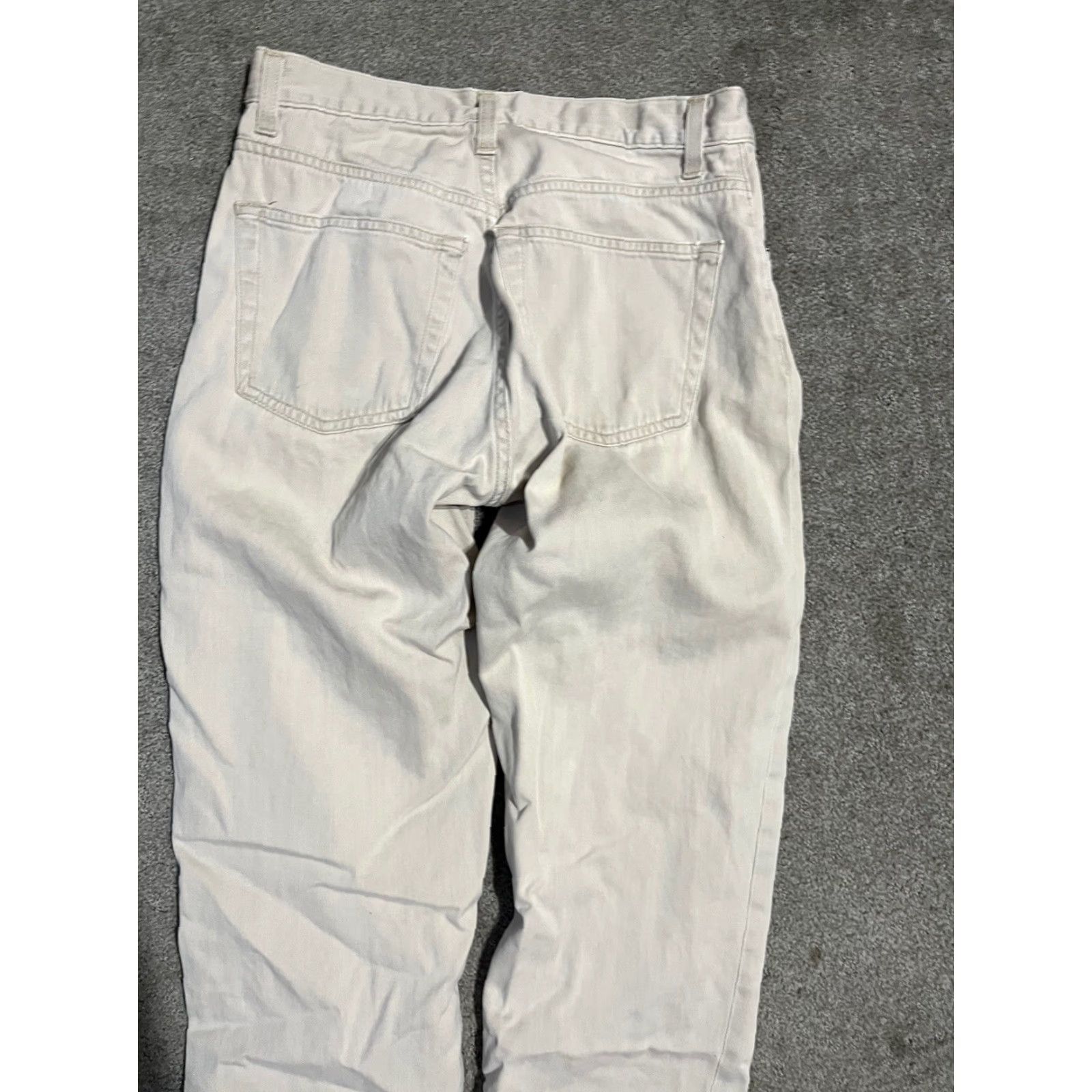Banana Republic VINTAGE Banana Republic Button Fly Jeans Womens 0 Beige Italy Size 25" / US 0 / IT 36 - 4 Thumbnail