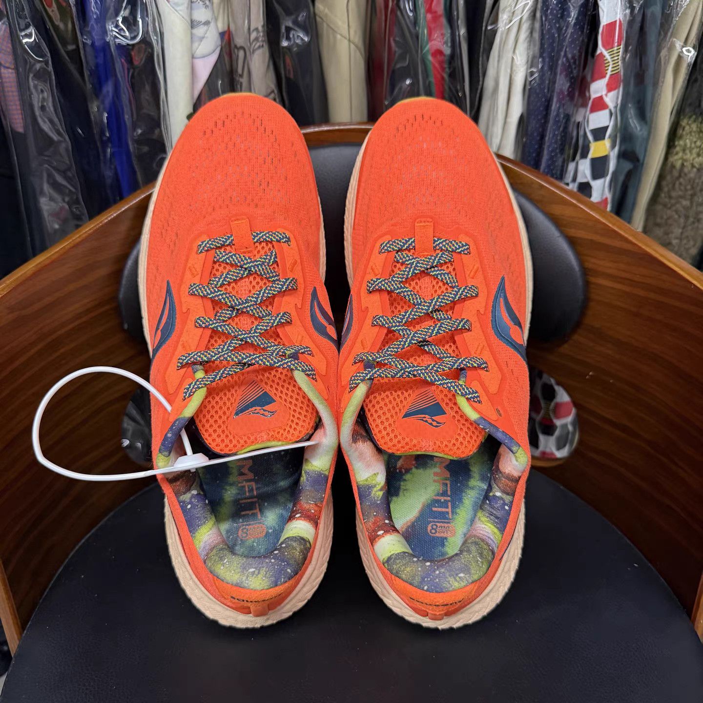 Saucony Saucony Triumph 19 Campfire Orange Running Shoes K15 Size US 12.5 / EU 45-46 - 8 Thumbnail