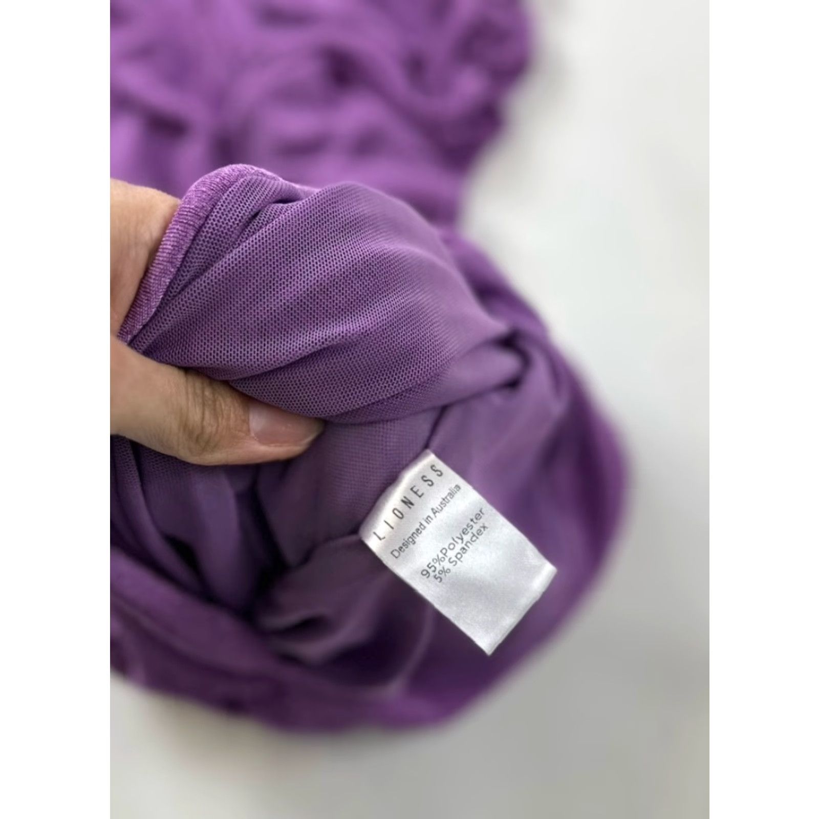 Lioness LIONESS Purple One Shoulder Dress Women’s 2XS XXS Mini Bodycon Sleeveless Short Formal Party/Cocktail Size XXS / US 00 / IT 34 - 3 Thumbnail