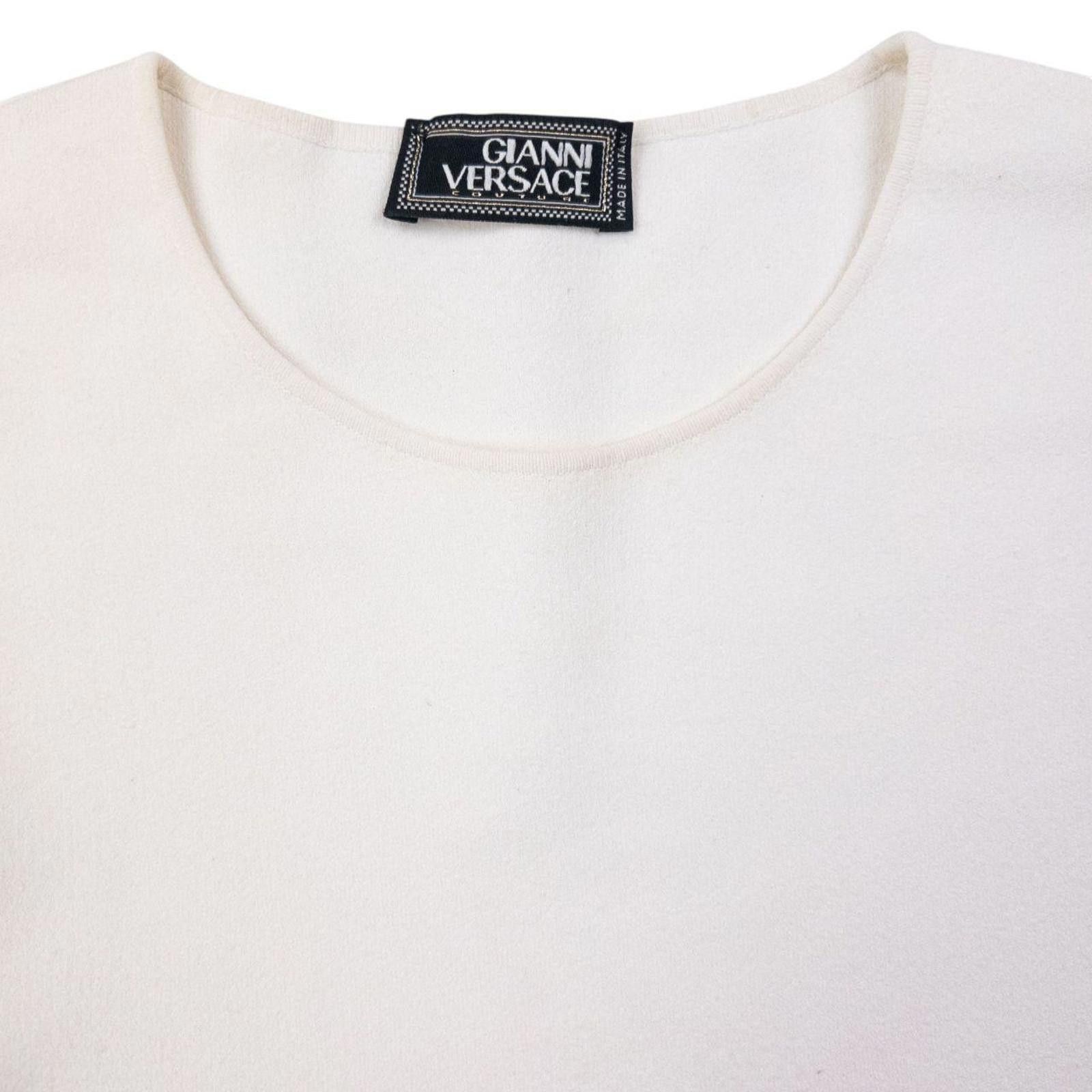 Versace Vintage Gianni Versace Cut-Out T Shirt Womens Size M Size M / US 6-8 / IT 42-44 - 3 Thumbnail