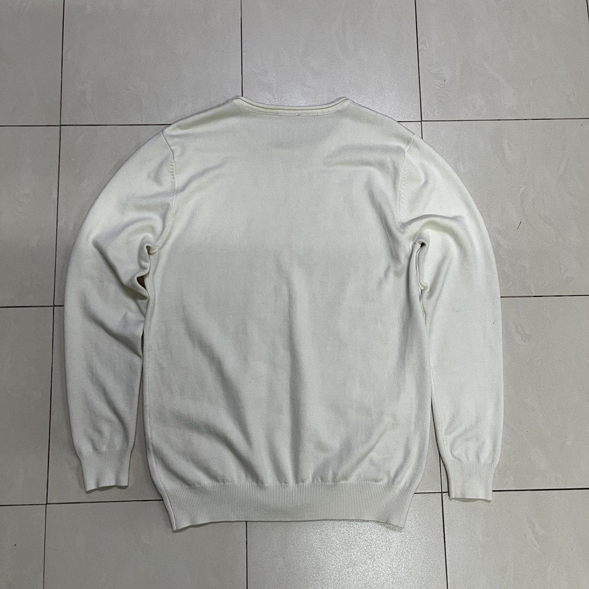 Giorgio Armani × Vintage Giorgio Armani Logo Knit Sweatshirt Size S / US 4 / IT 40 - 9 Thumbnail