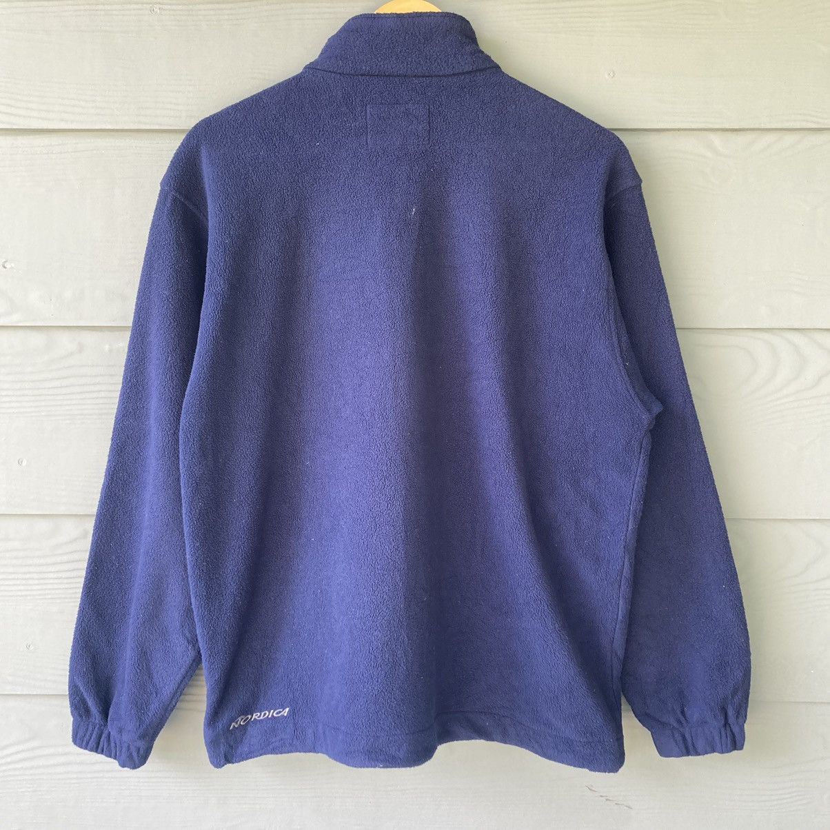 Vintage Vintage Nordica Blue Blank Fleece Sweater Size US L / EU 52-54 / 3 - 7 Thumbnail