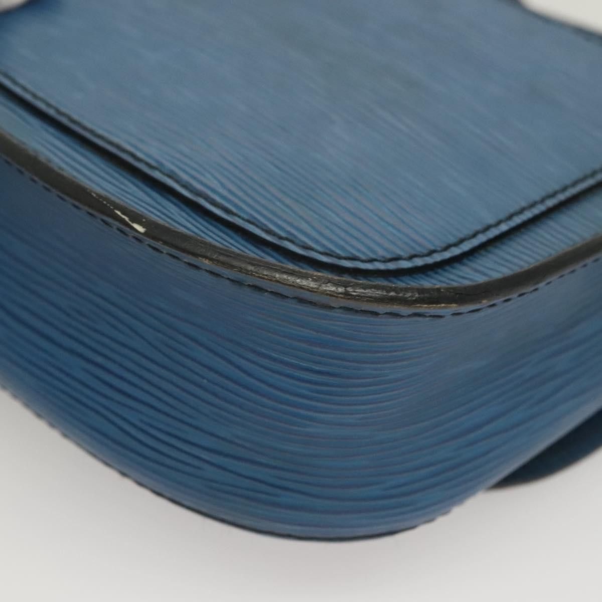 Louis Vuitton LOUIS VUITTON Epi Saint Cloud PM Shoulder Bag Blue M52195 Size ONE SIZE - 9 Thumbnail