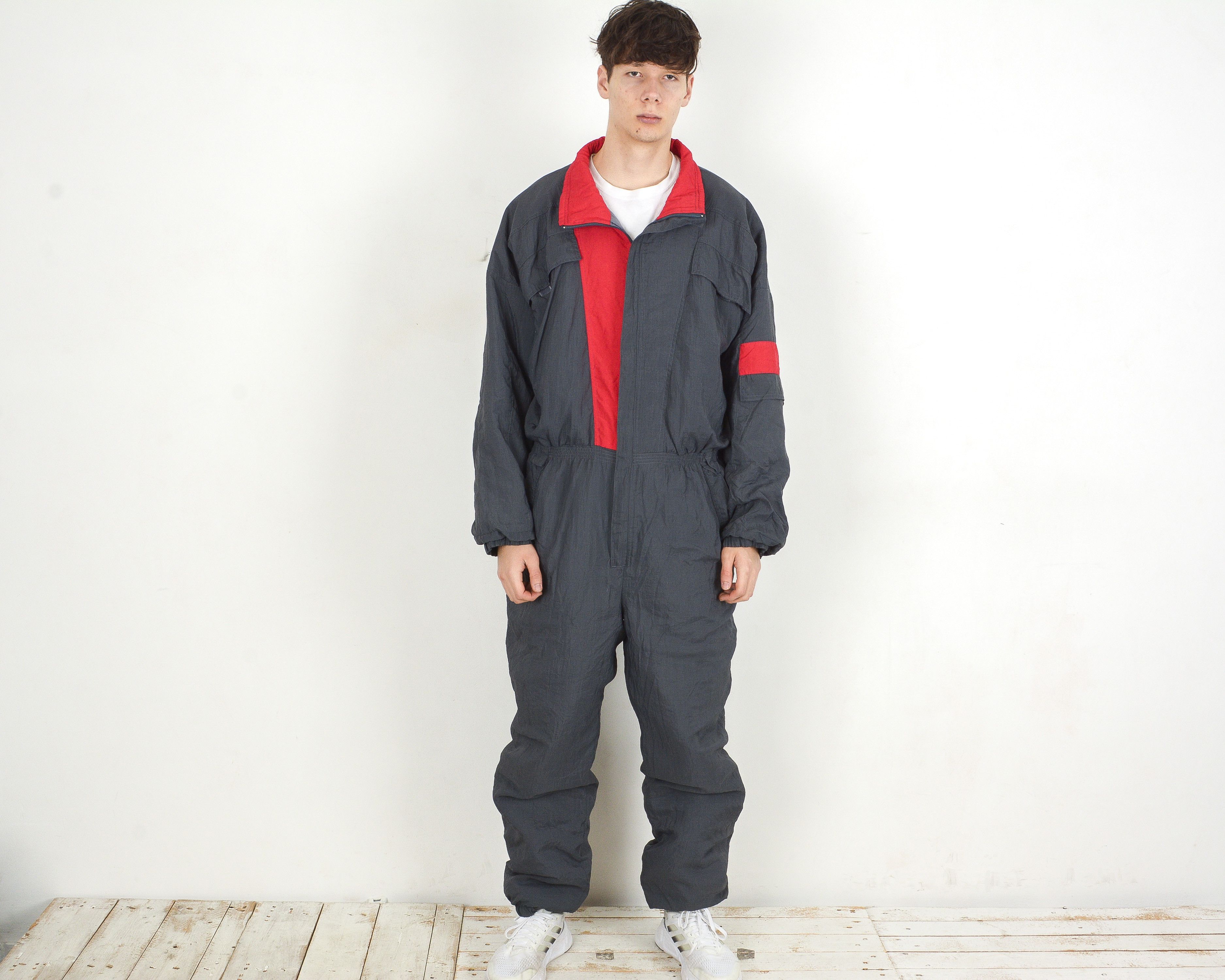 Vintage OHARA Snowsuit XL Jumpsuit Ski Suit Padded Overalls Snow Size US 36 / EU 52 - 1 Thumbnail