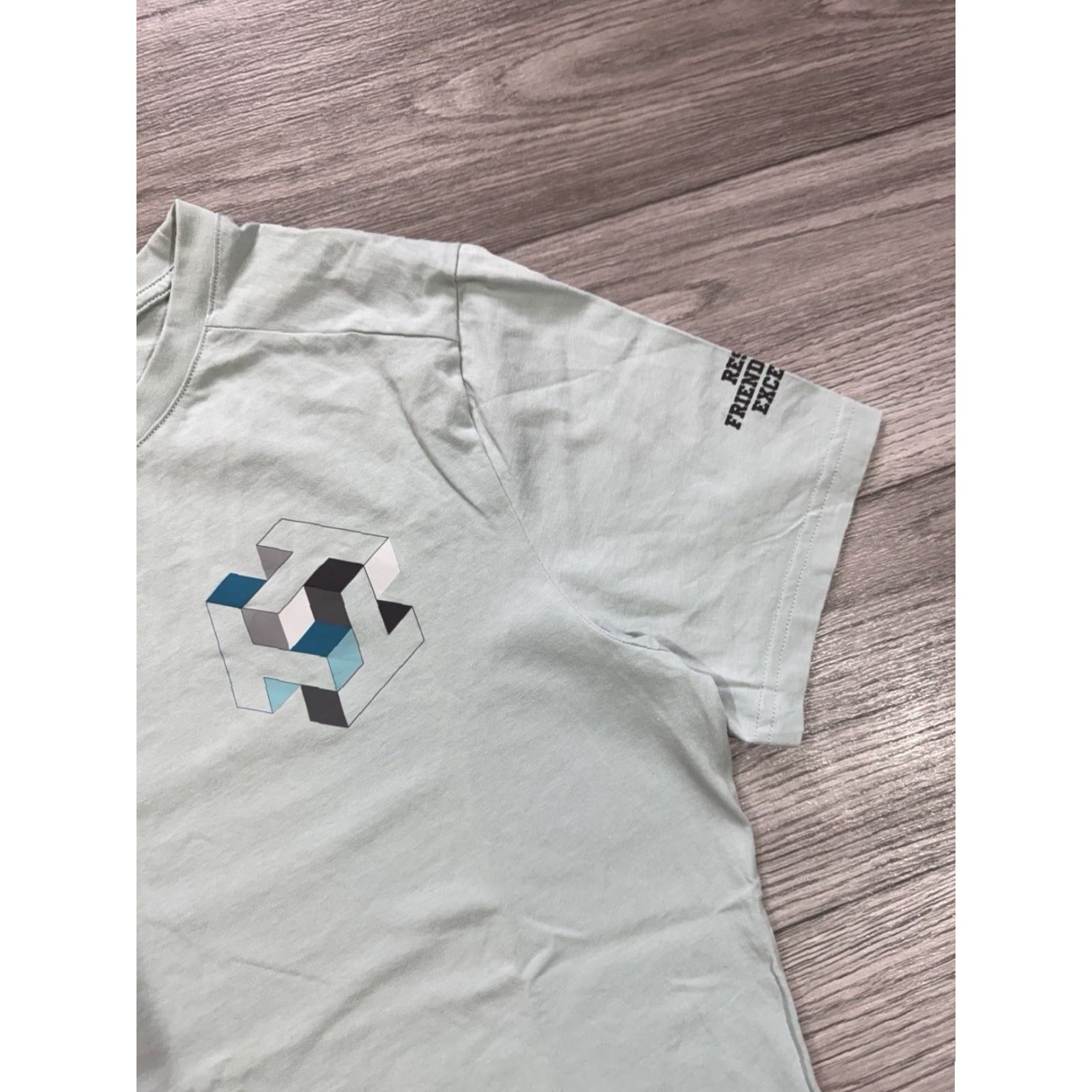 Vintage ON Running Swiss Team Mens M Graphic Cotton Tee “respect friendship excellence” Shirt Mens M Turquoise Organic Cotton Size US M / EU 48-50 / 2 - 6 Thumbnail