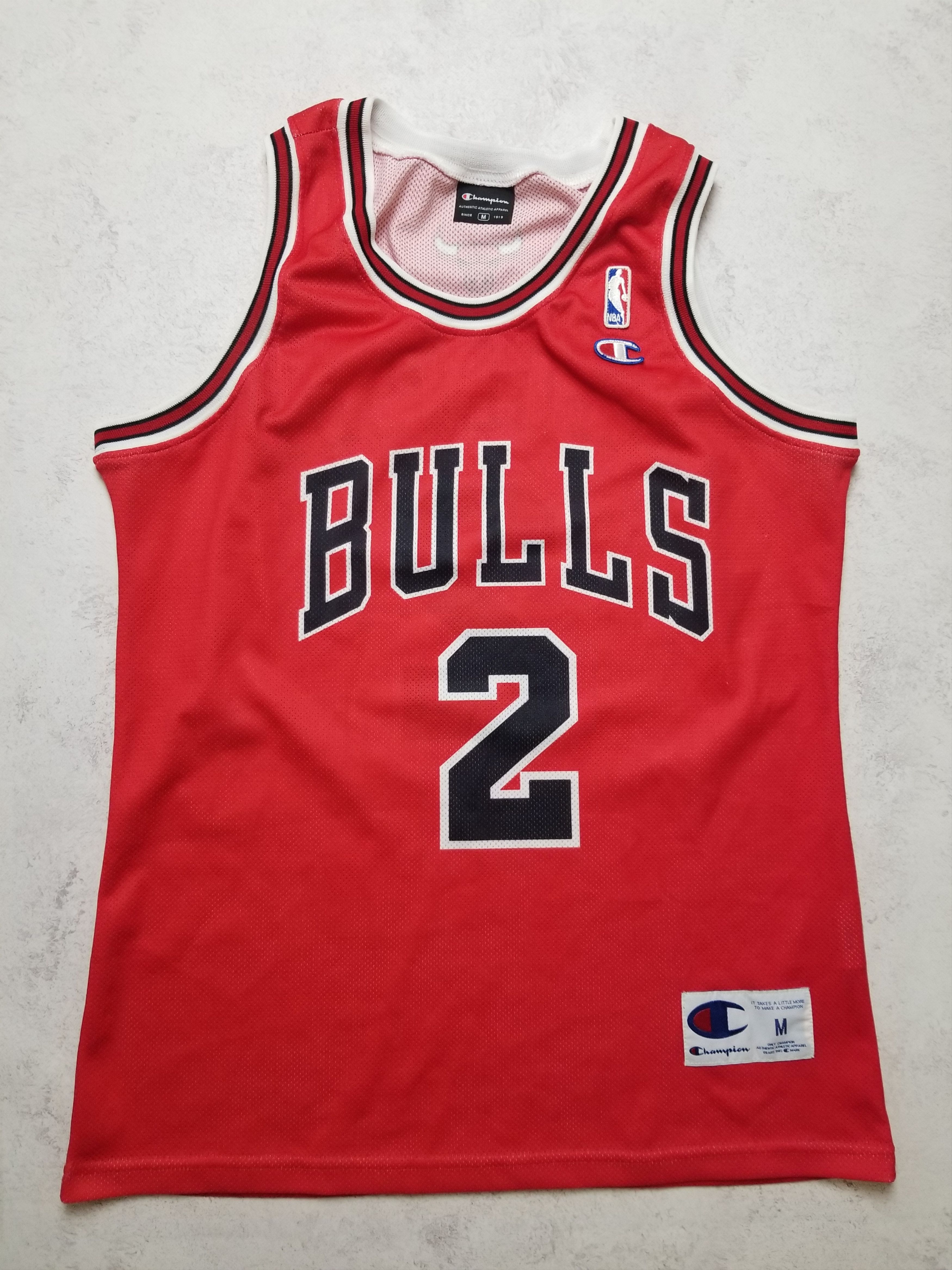 Champion VINTAGE CHAMPION #2 THABO SEFOLOSHA CHICAGO BULLS JERSEY Size US M / EU 48-50 / 2 - 2 Thumbnail