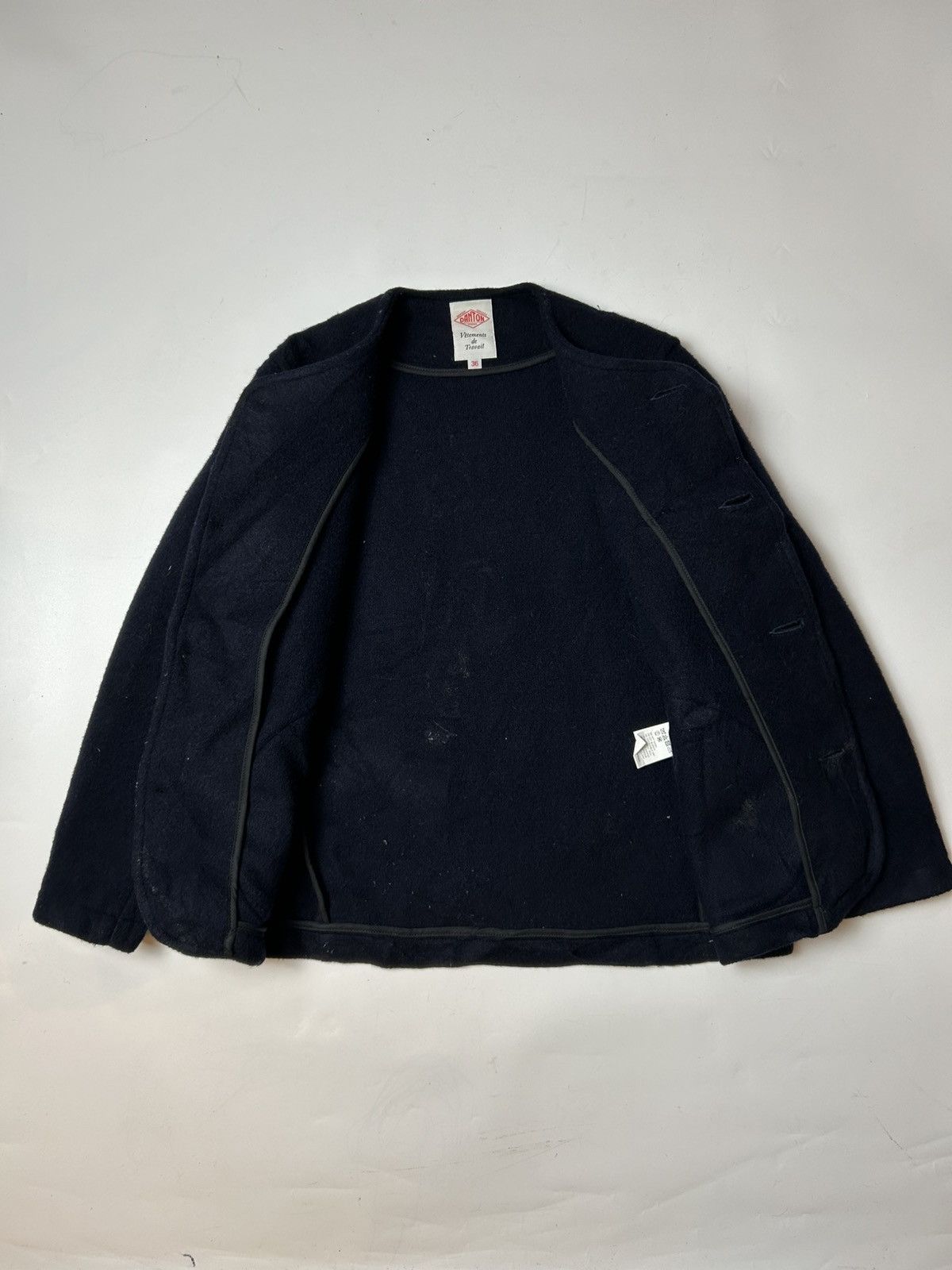 Danton × Japanese Brand DANTON WOOL BUTTON UP JACKET Size US S / EU 44-46 / 1 - 2 Thumbnail