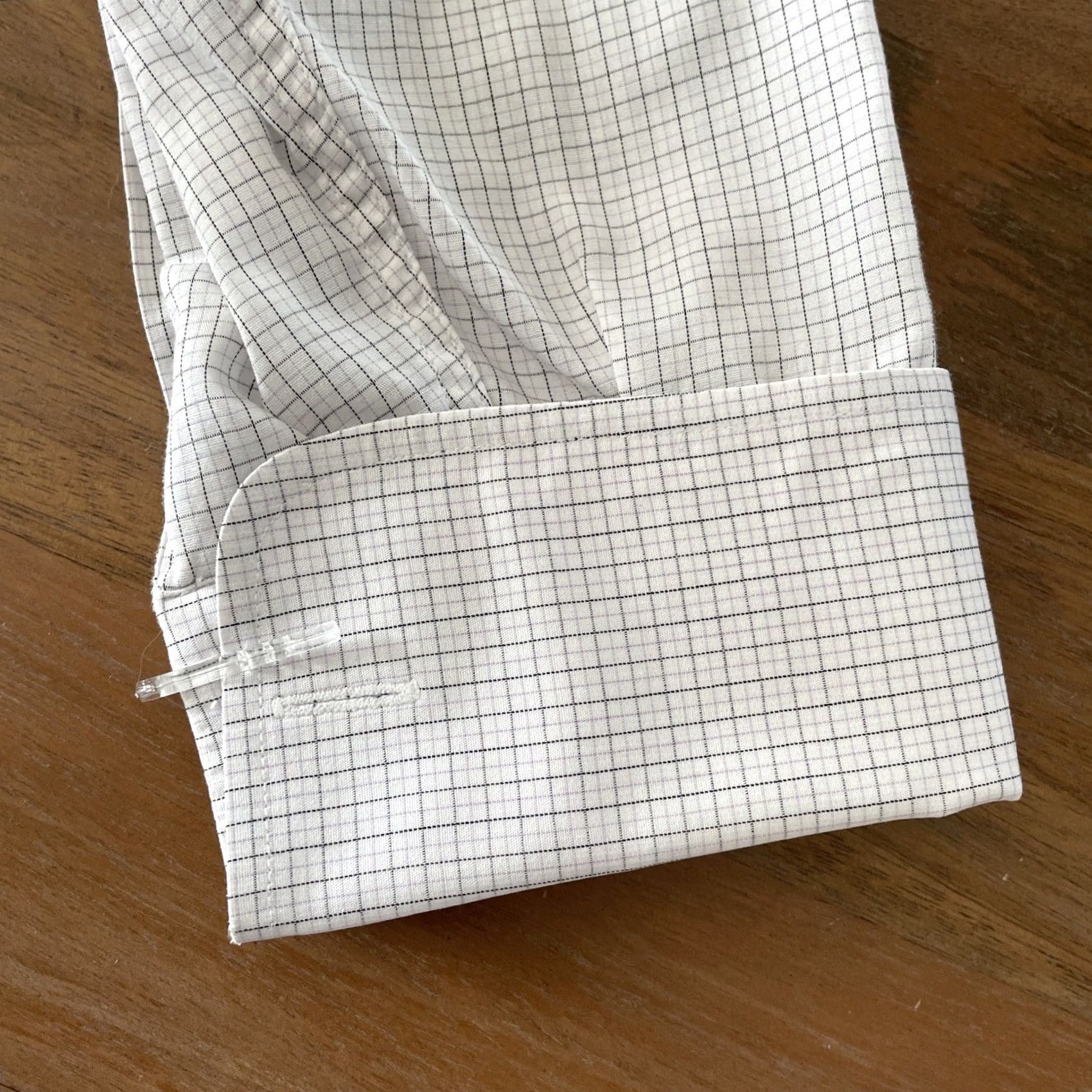 Vintage VINTAGE Gitman Bros. Camp Shirt Mens 16 33 White Gingham Plaid Cotton USA Shirt Size US L / EU 52-54 / 3 - 7 Thumbnail