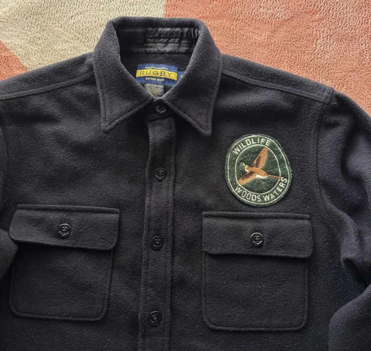 Polo Ralph Lauren RL Rugby Ralph Lauren Outdoor Hiking Wool Shirt K22 Size US S / EU 44-46 / 1 - 3 Thumbnail