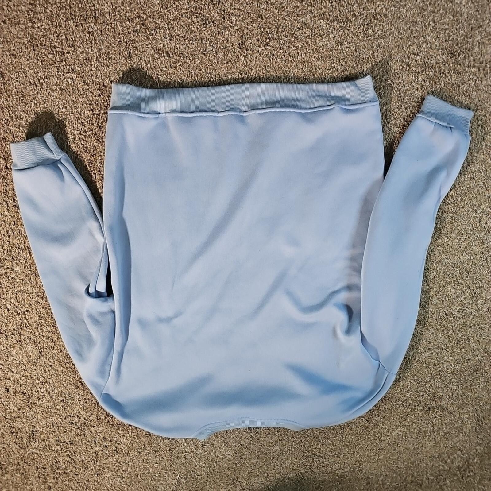 The Unbranded Brand Soft Blue Vneck Sweater XXL Size XXL / US 16-18 / IT 52-54 - 6 Thumbnail