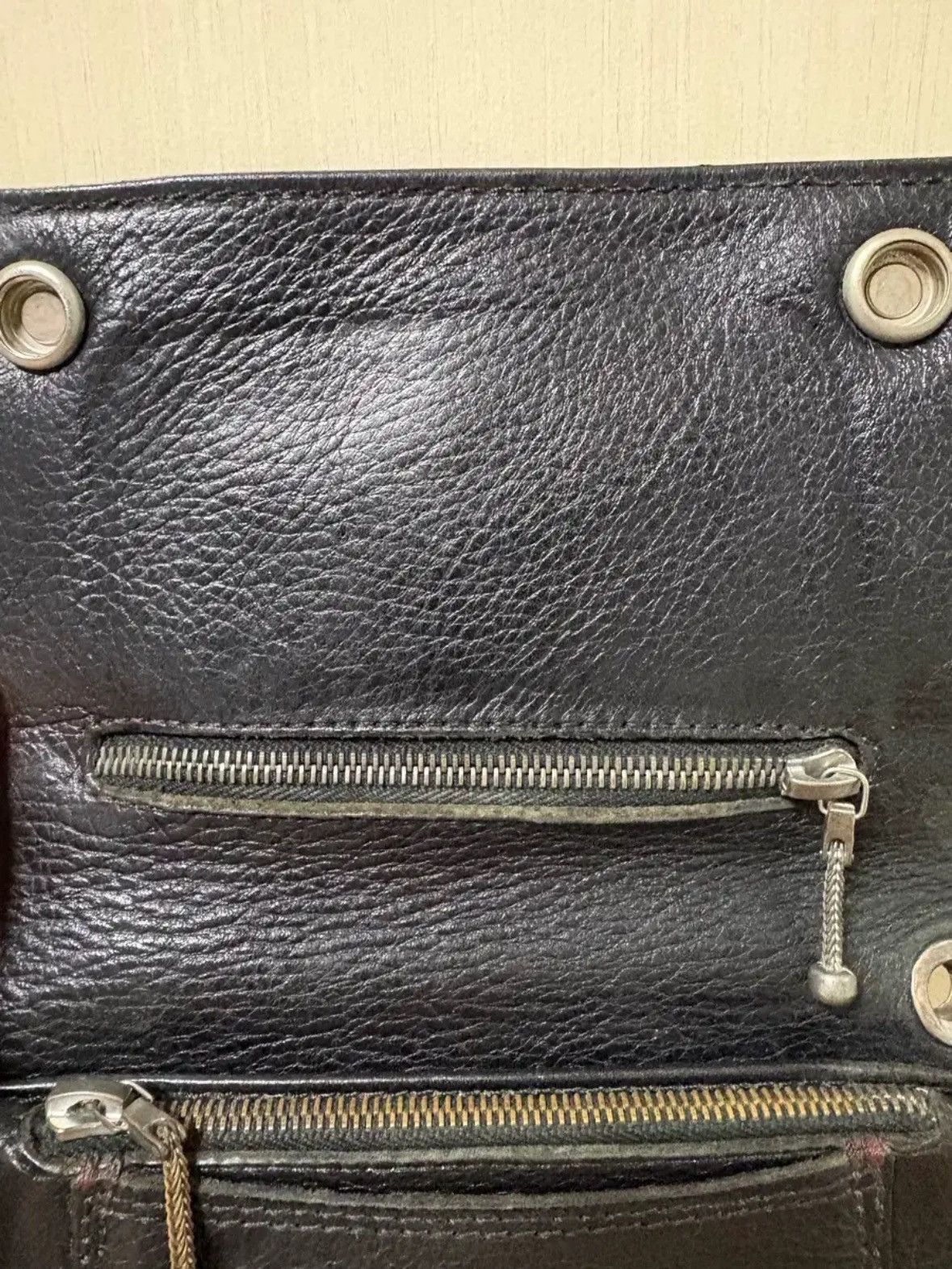 Chrome Hearts *rare*Blue Cross Leather Patch Wallet Size ONE SIZE - 4 Thumbnail