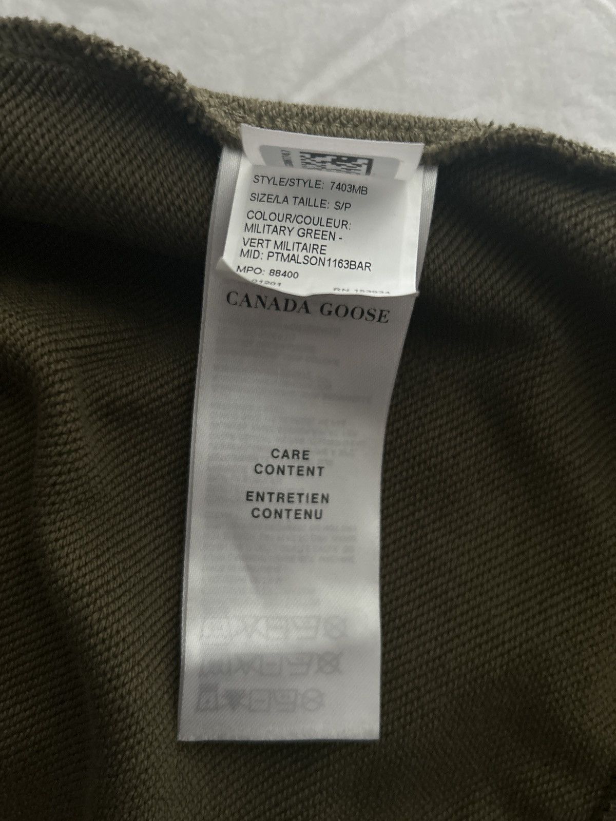 Canada Goose Canada Goose Men's Huron Cotton Hoodie Size US S / EU 44-46 / 1 - 5 Thumbnail