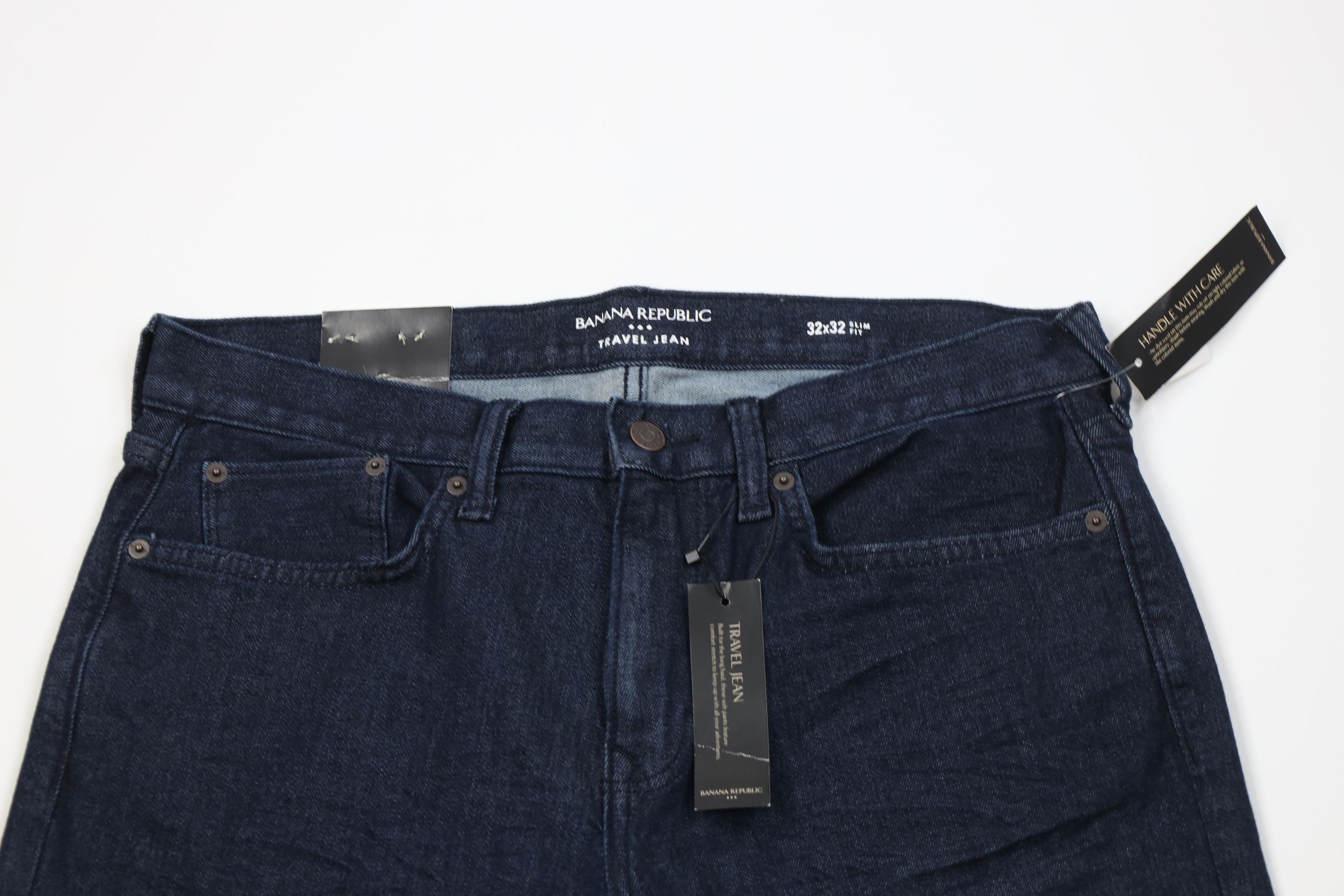 Banana Republic New Banana Republic Stretch Travel Denim Jeans Indigo Blue Size US 32 / EU 48 - 2 Thumbnail