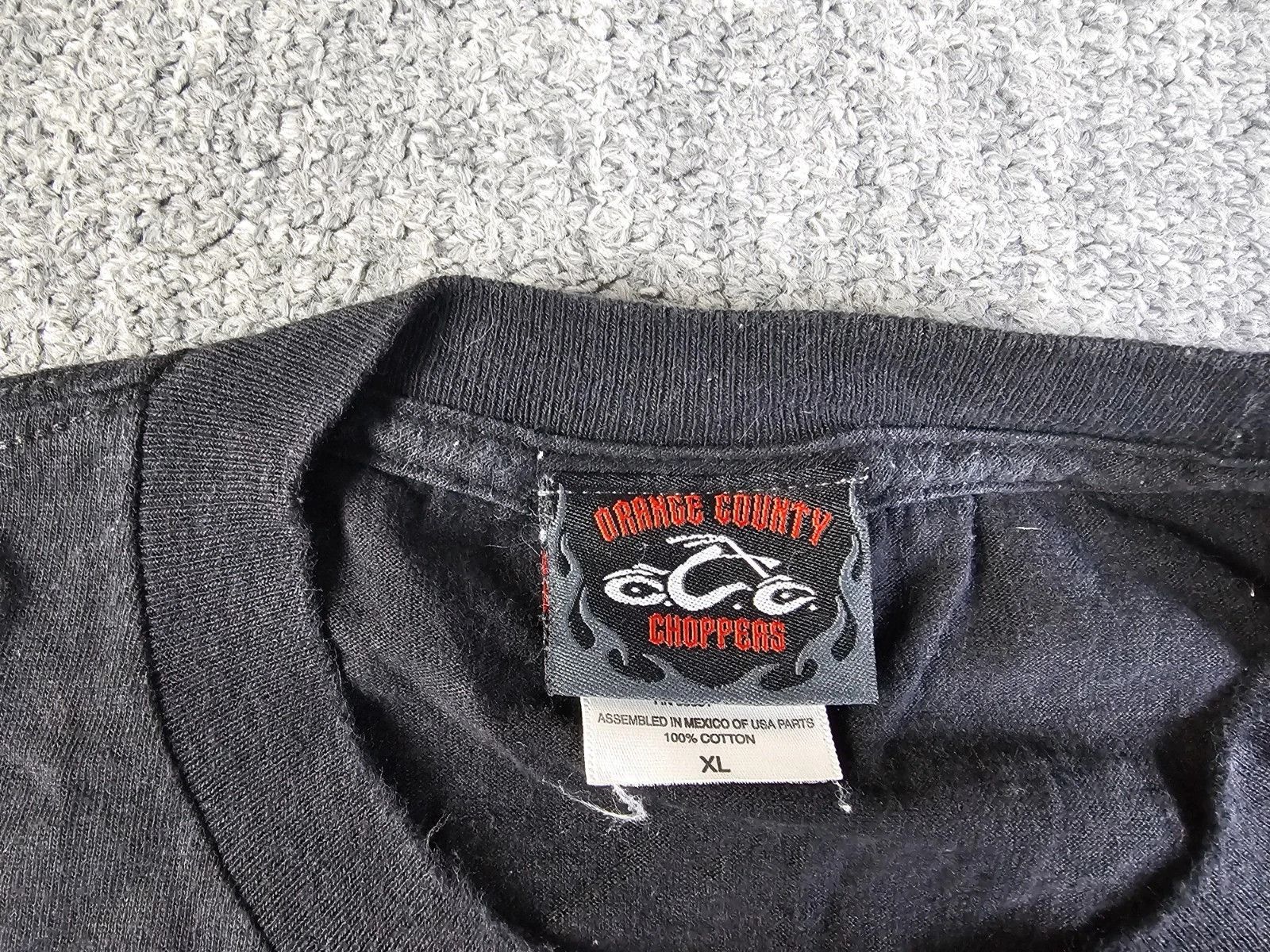 Other Orange County Choppers 2003 OCC Biker Graphic Tee Black XL Size US XL / EU 56 / 4 - 4 Thumbnail