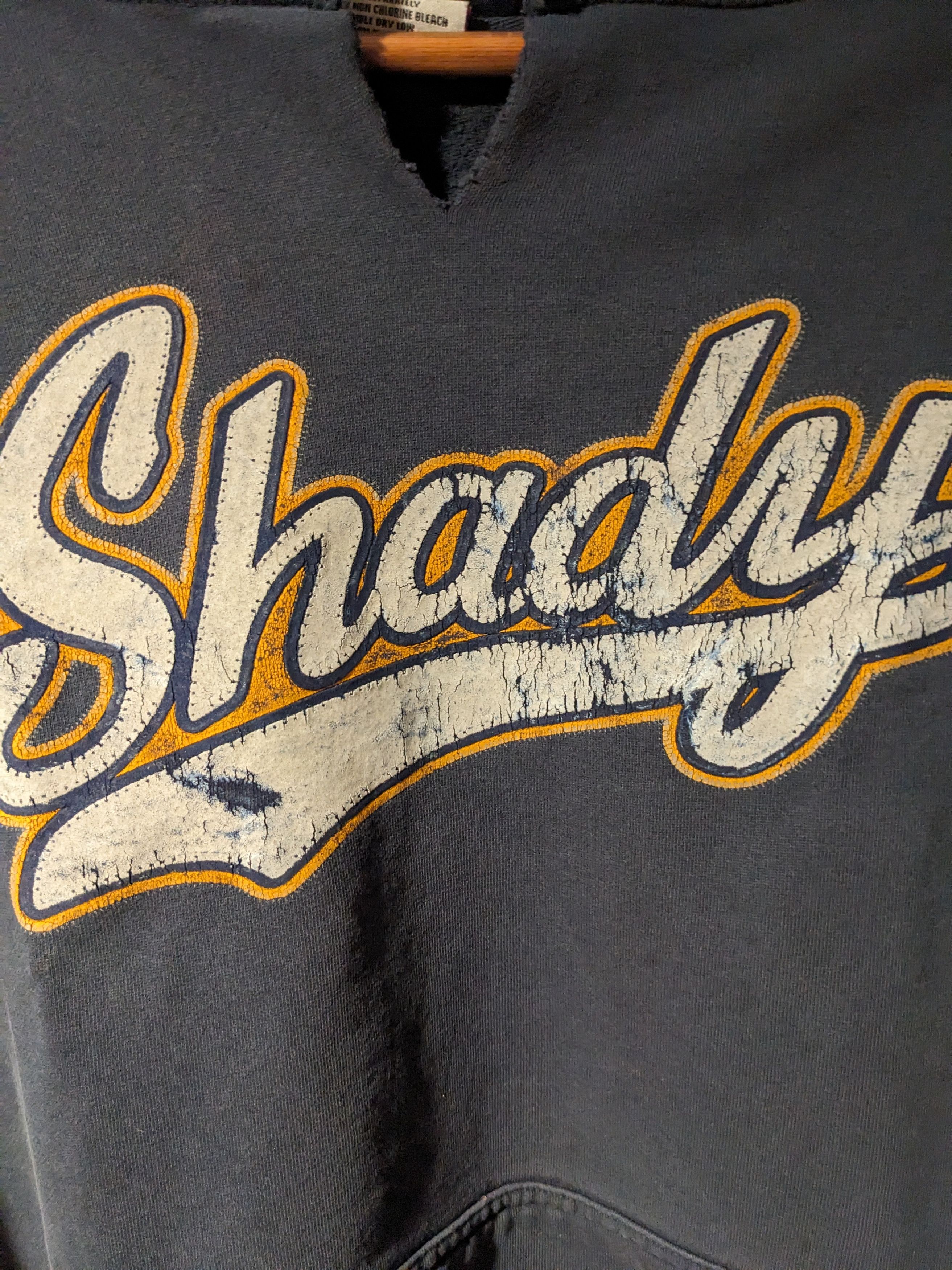 Eminem × Vintage Vintage Y2K Shady Eminem Rap Music Blue Large Hoodie Size US L / EU 52-54 / 3 - 2 Thumbnail