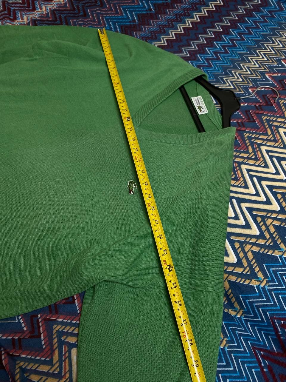 Lacoste Y2K Vintage Streetwear Long Sleeve green Lacoste logo Size US XXL / EU 58 / 5 - 12 Thumbnail