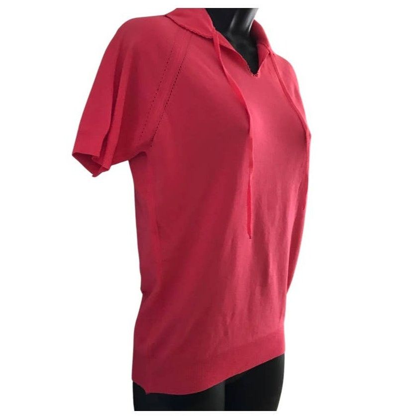 Vintage Vintage 70s Pink Short Sleeved Spring Sweater Size Medium Size M / US 6-8 / IT 42-44 - 5 Thumbnail