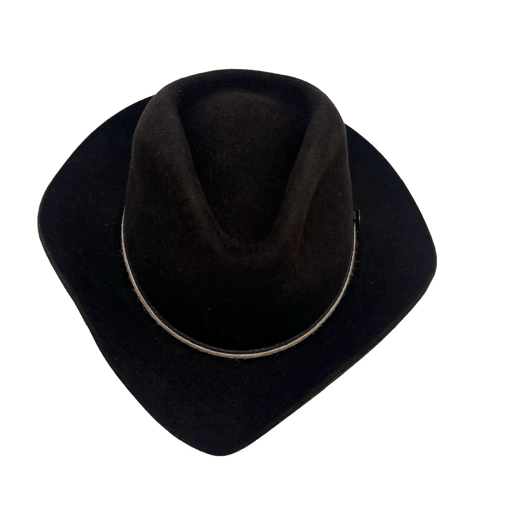 Goorin Bros. Goorin Bros Hat Cowboy XL Mens Merino Wool Western Black Fedora Felt Wide Brim Made USA Classic Western Christmas? Size ONE SIZE - 2 Thumbnail