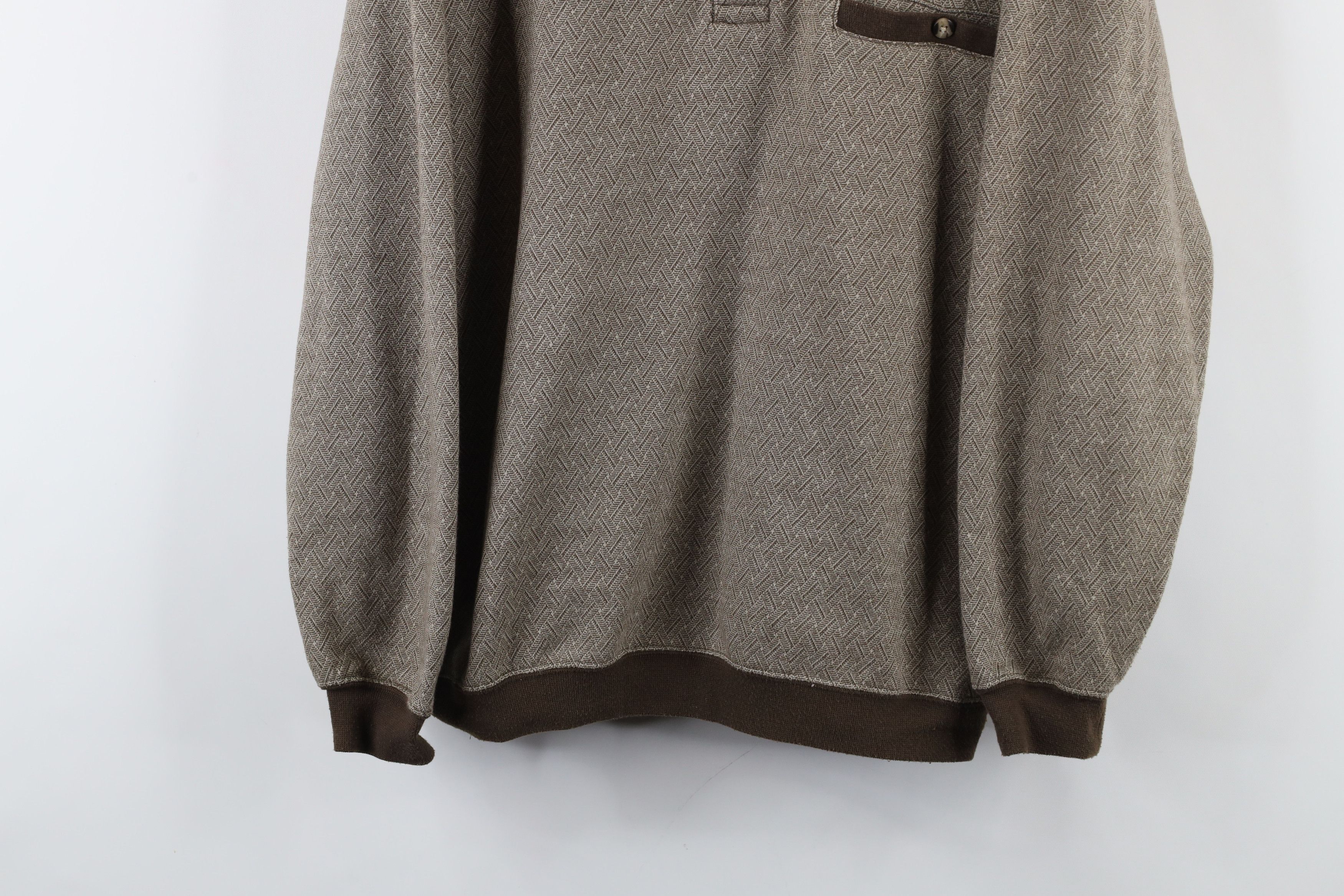 Vintage Vintage 90s Streetwear Geometric Pullover Sweatshirt Size US M / EU 48-50 / 2 - 3 Thumbnail