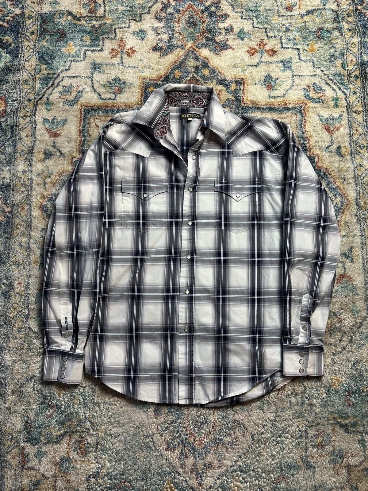Stetson Stetson Pearl Snap Button-up Shirt Medium Size US M / EU 48-50 / 2 - 1 Thumbnail