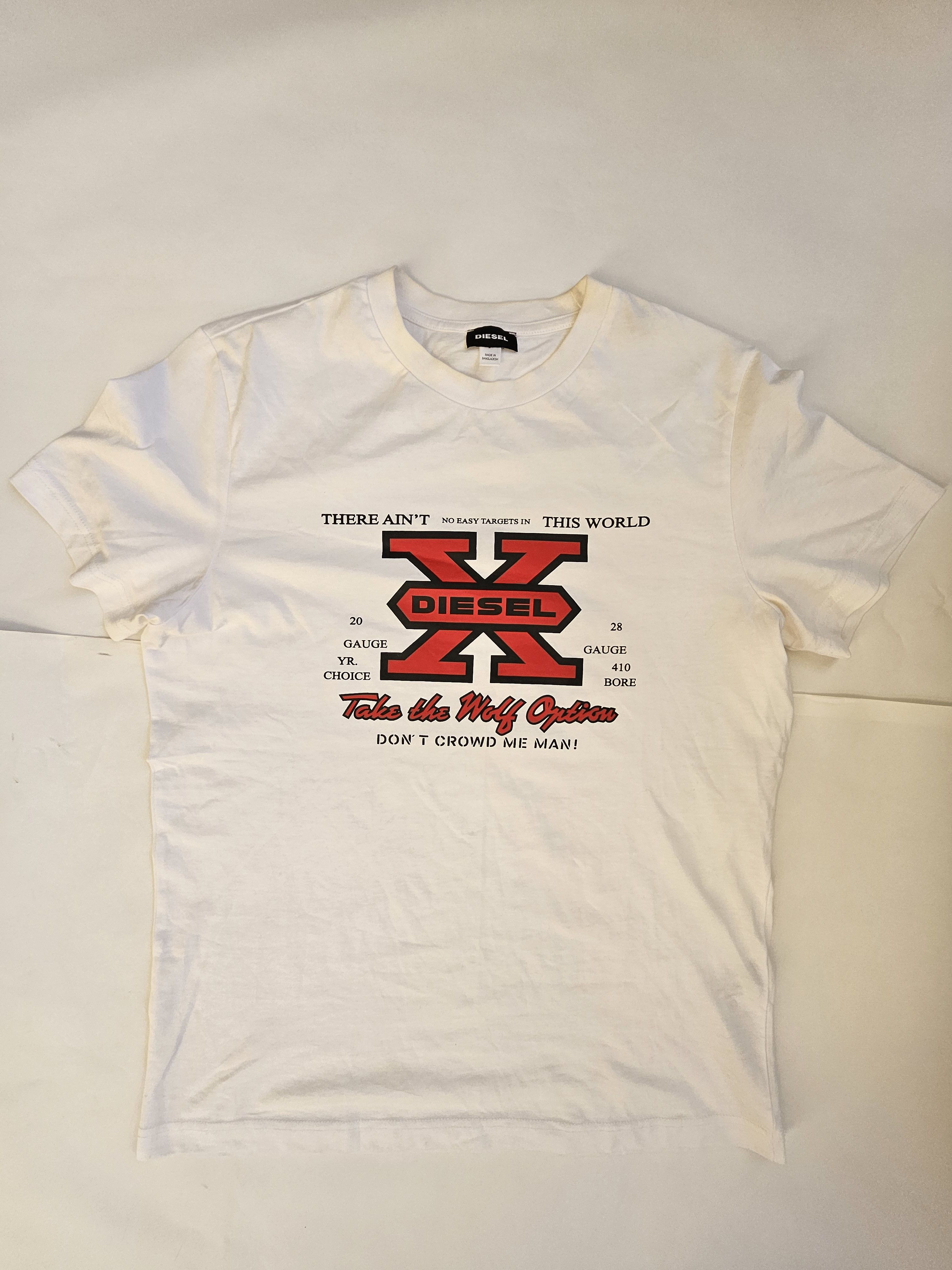 Diesel Diesel "No Easy Targets" T-shirt Size US L / EU 52-54 / 3 - 1 Thumbnail