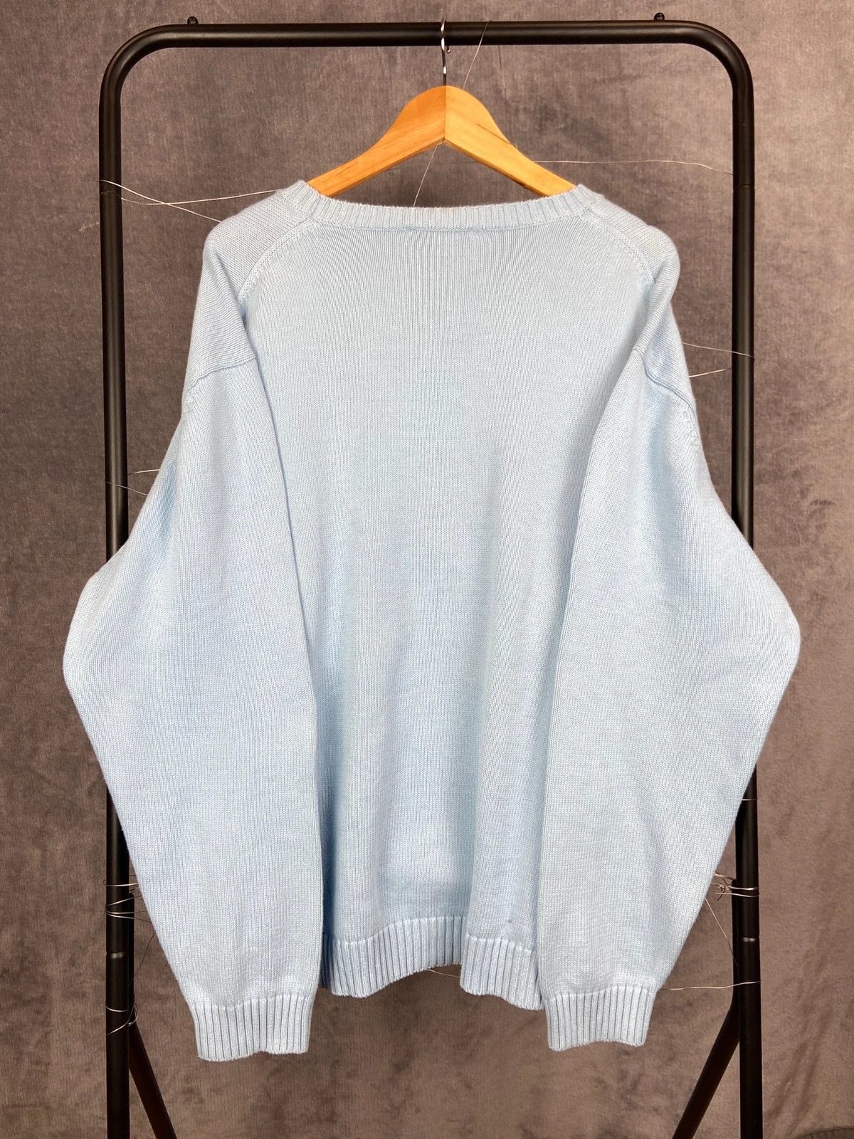 Saint Laurent Paris Yves Saint Laurent Light Blue Sweater XL Vintage Size US XL / EU 56 / 4 - 5 Thumbnail