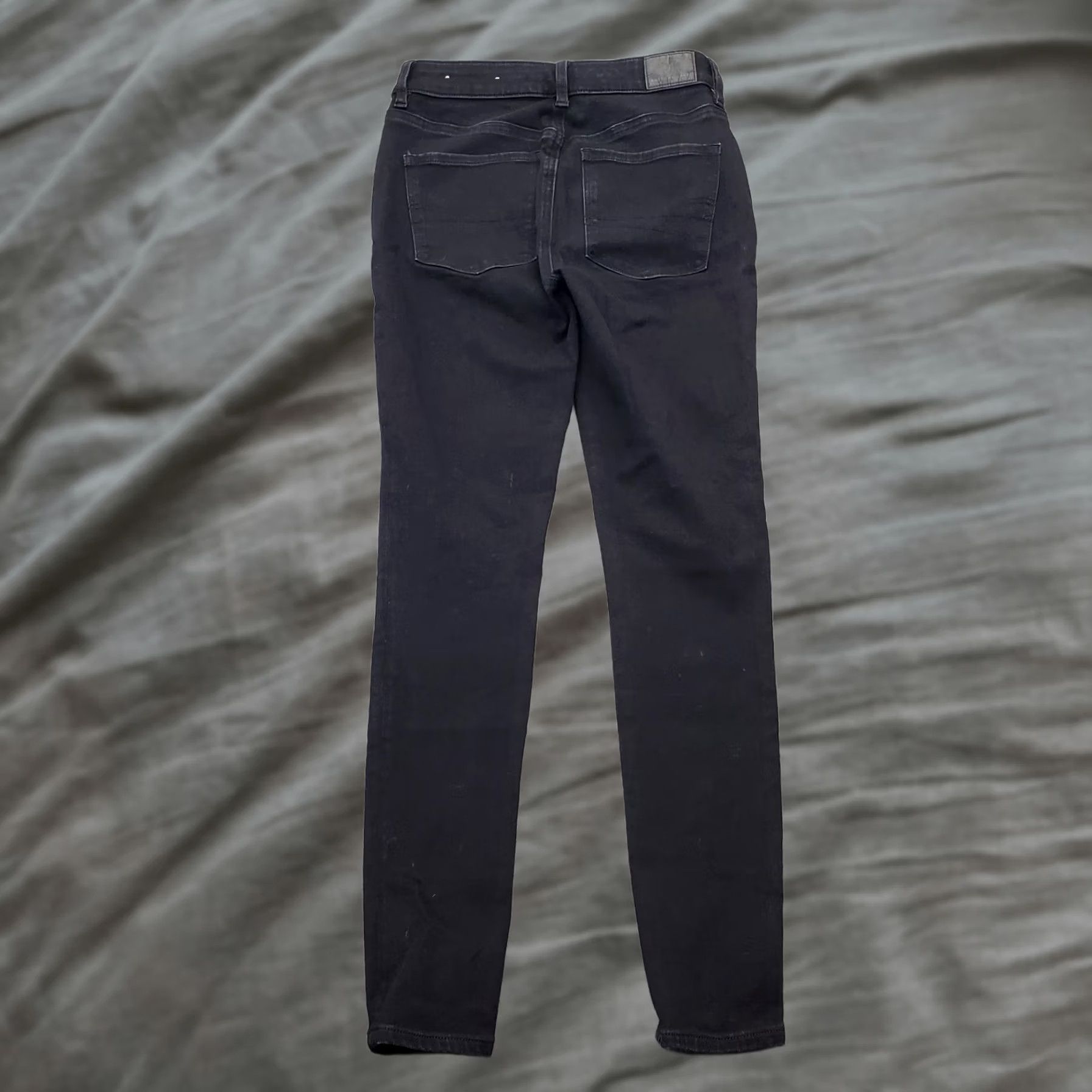 American Eagle Outfitters American Eagle Outfitters Jegging Jeans Women 4 Black Denim Hi Rise Regular Fit Size 4 Women Size 27" / US 4 / IT 40 - 1 Thumbnail