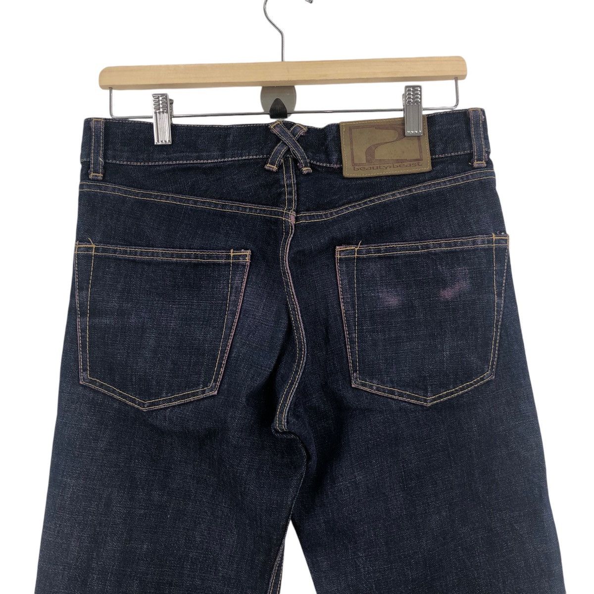 If Six Was Nine BEAUTY BEAST Takao Yamashita Denim Pants Hyper Gothic Punk Size US 31 - 5 Thumbnail